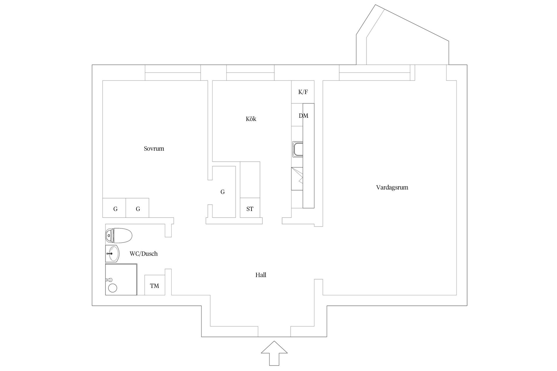 Bostadsrätt, Mariedalsvägen 56C, Kronborg, Malmö