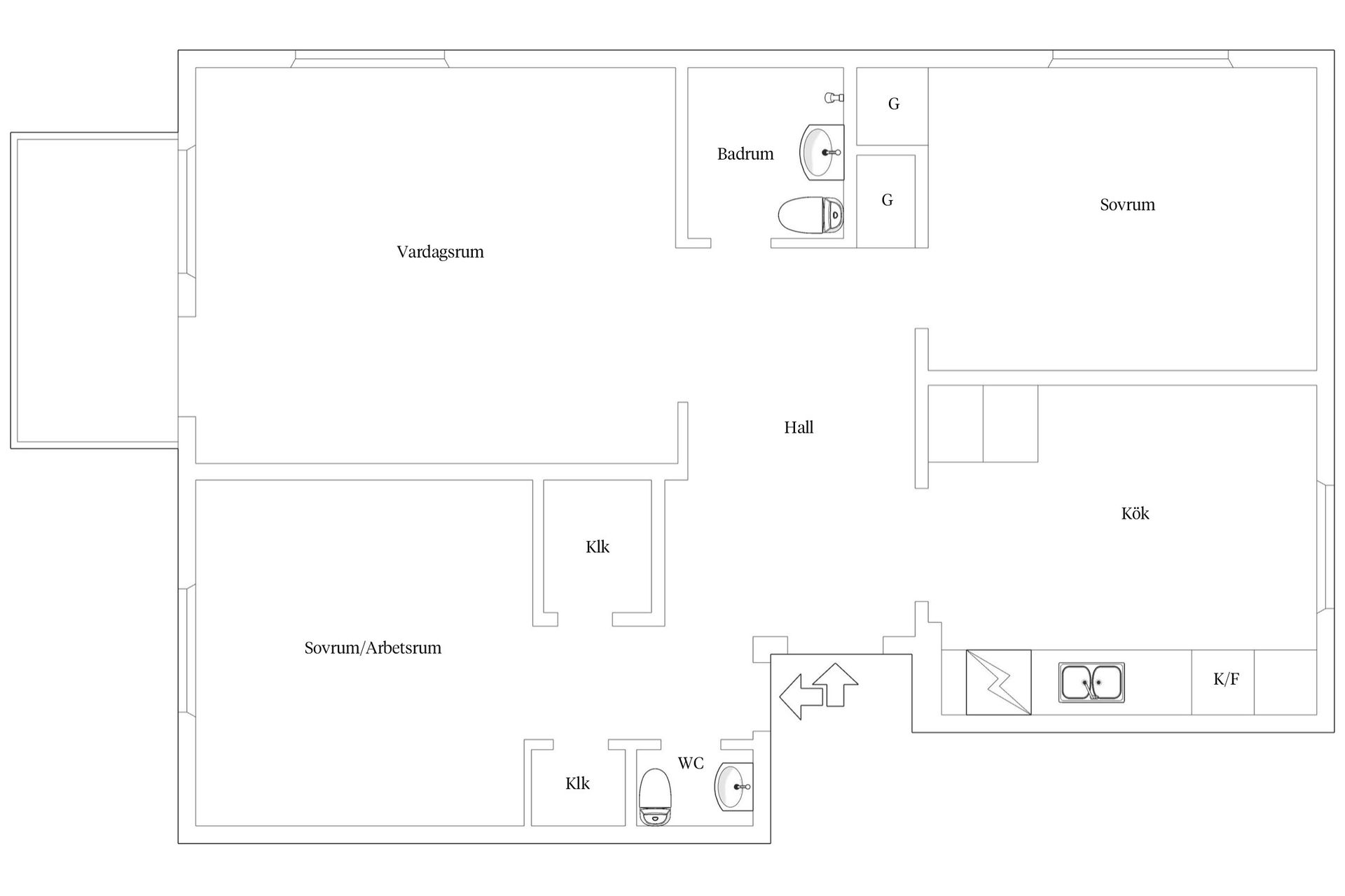 Bostadsrätt, Ribevägen 4A, Dammfri, Malmö