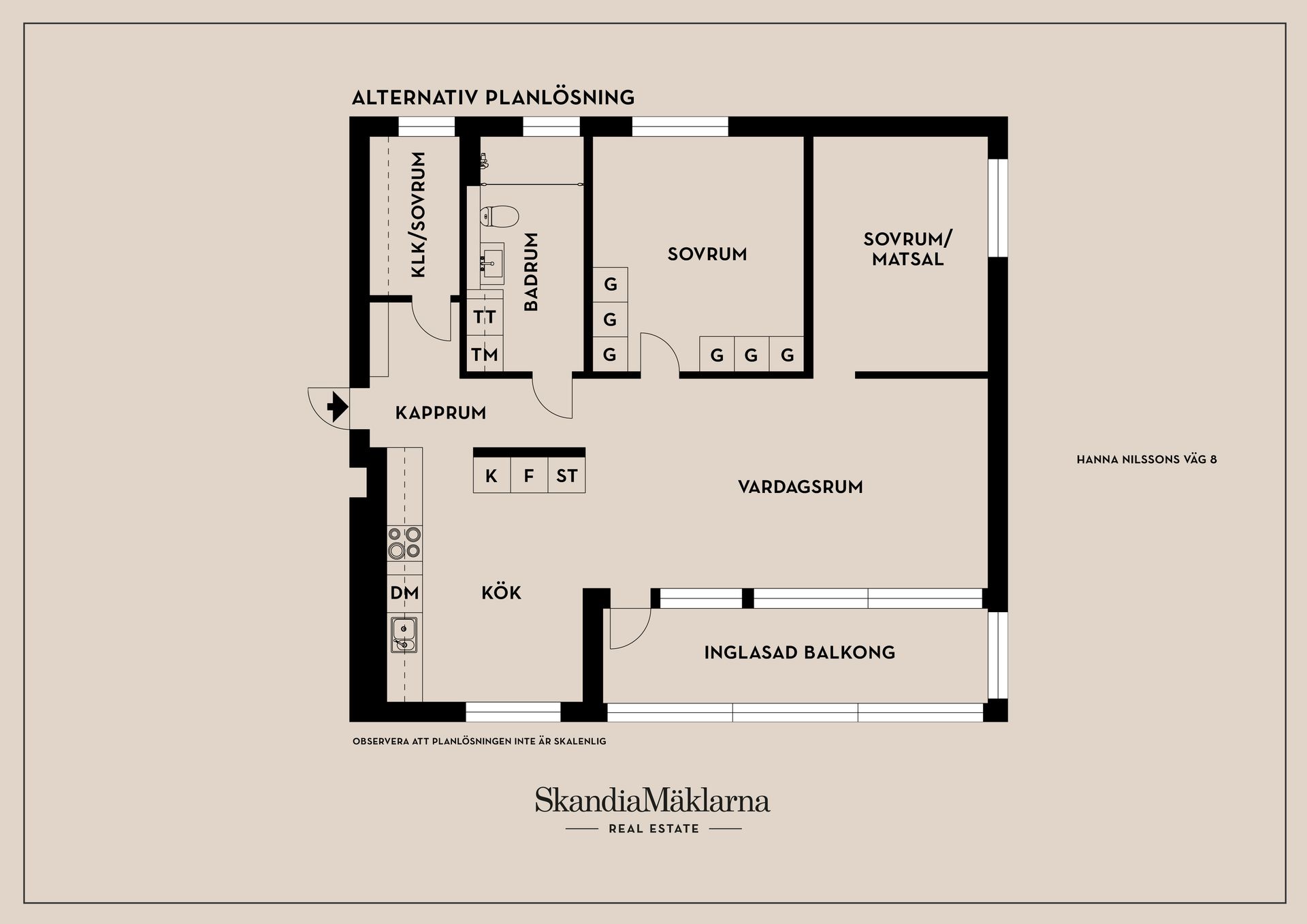 Bostadsrätt, Hanna Nilssons väg 8, Bolinder Strand, Järfälla