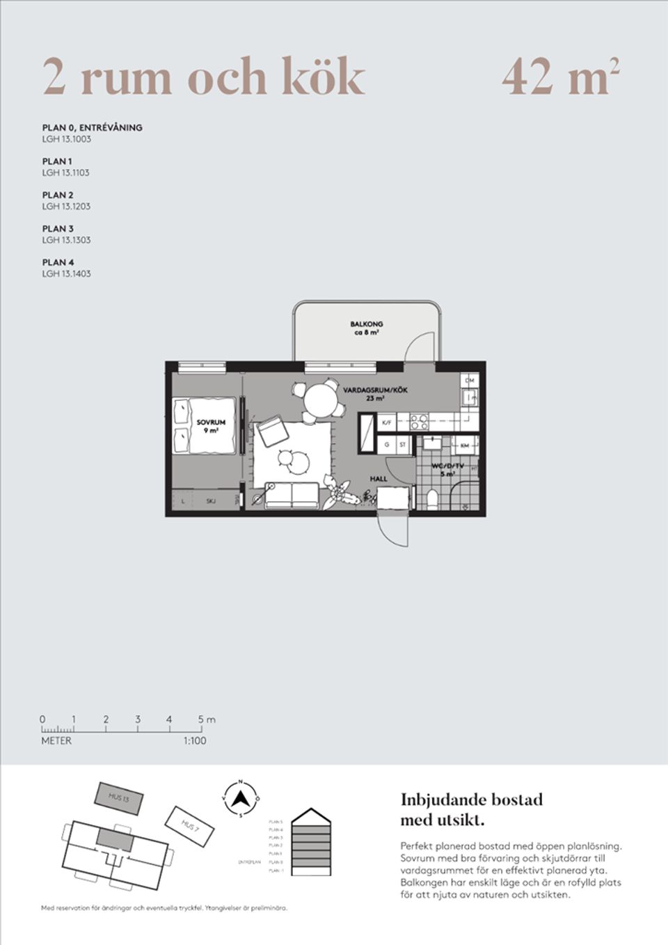 Bostadsrätt, Brigadgatan 13, lgh 13-1303, Lommarstranden, Norrtälje