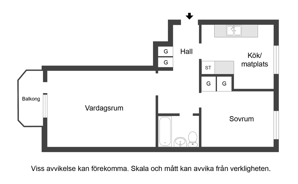Bostadsrätt, Lindövägen 40A, Oxelbergen, Norrköping