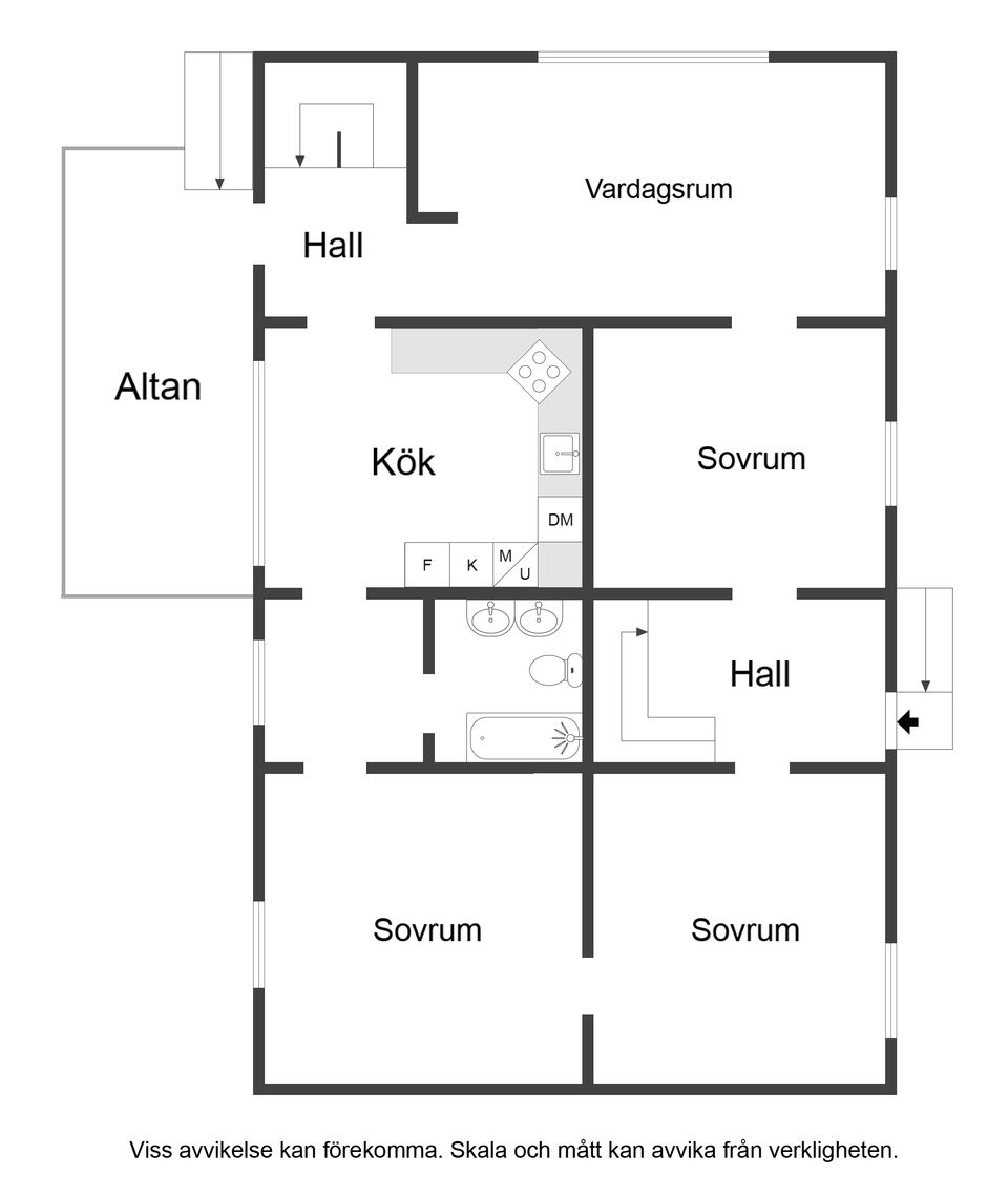 Villa, Bondegatan 11, Centralt, Katrineholm