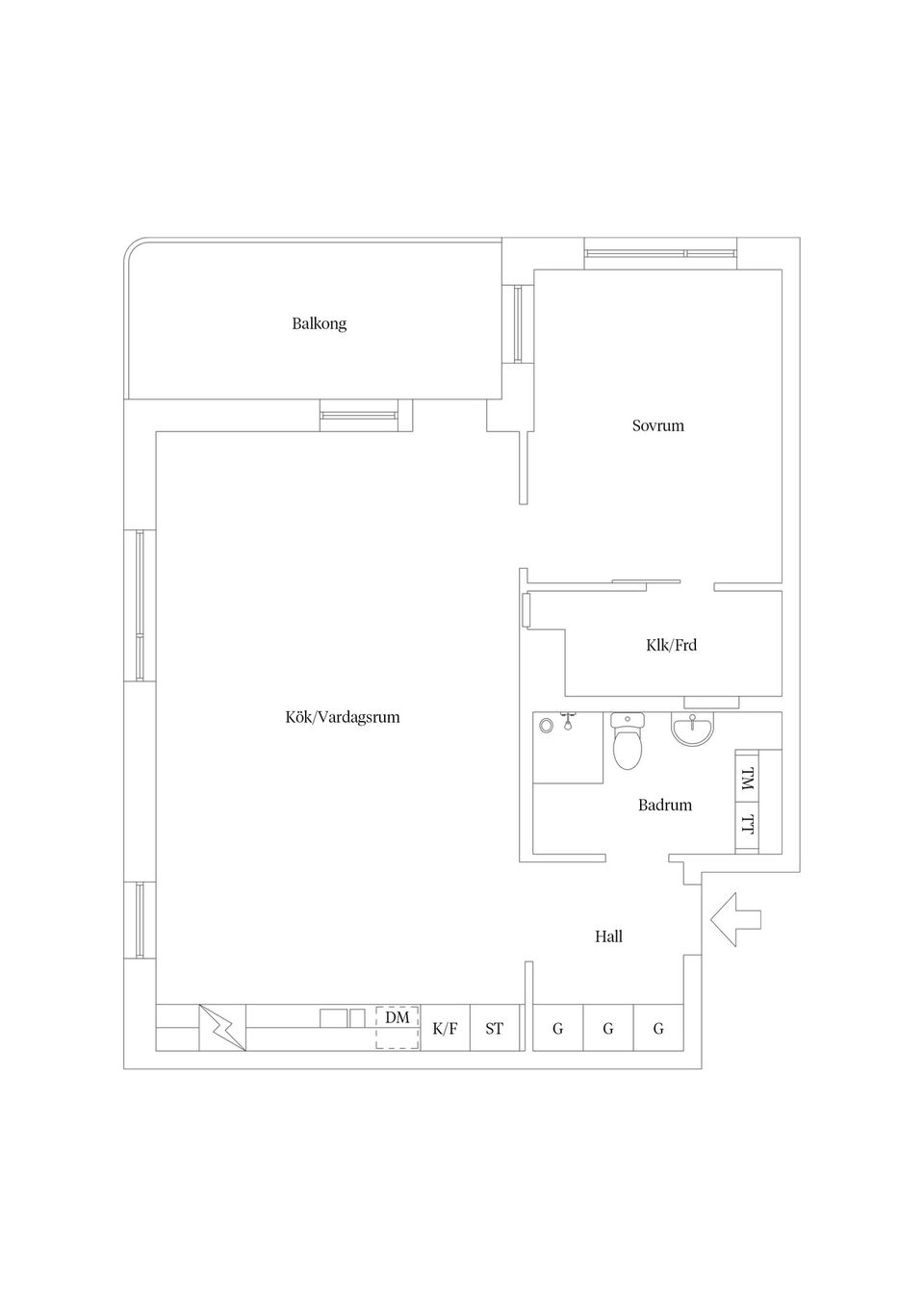 Bostadsrätt, Robert Gustafssons gata 50, Linnéstaden, Kalmar