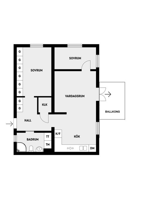 Bostadsrätt, Fritzbergsvägen 172E, Bällstalund, Vallentuna