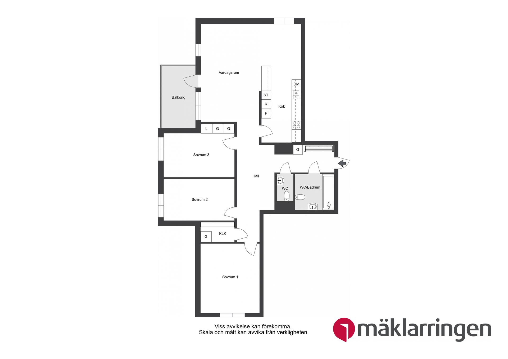 Bostadsrätt, Kvartalsvägen 14, Jakobsberg, Järfälla