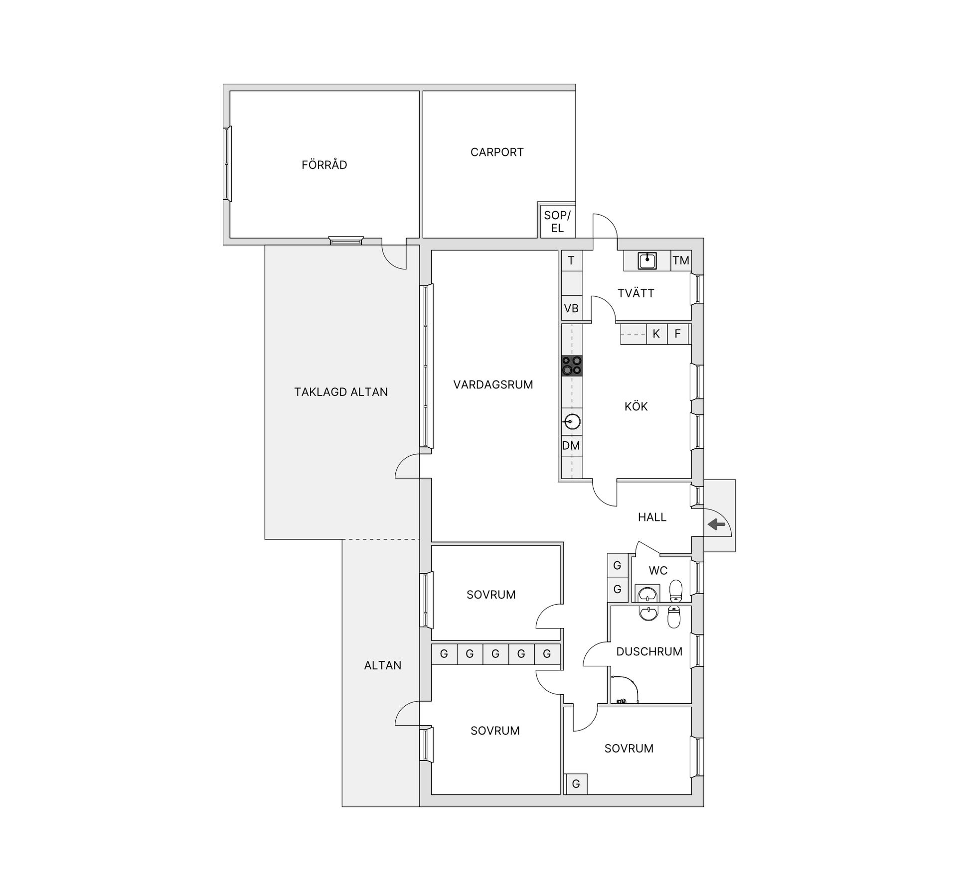 Villa, Vallmostigen 5, Grums