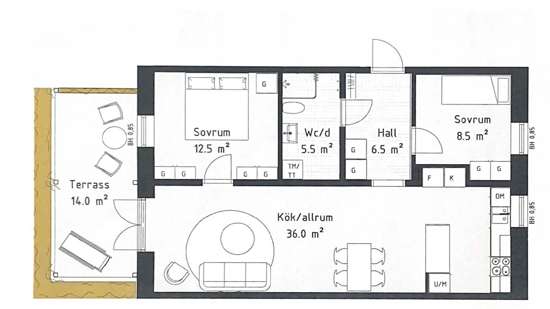 Bostadsrätt, Florsockergränd 2B, Sockerstan, Staffanstorp