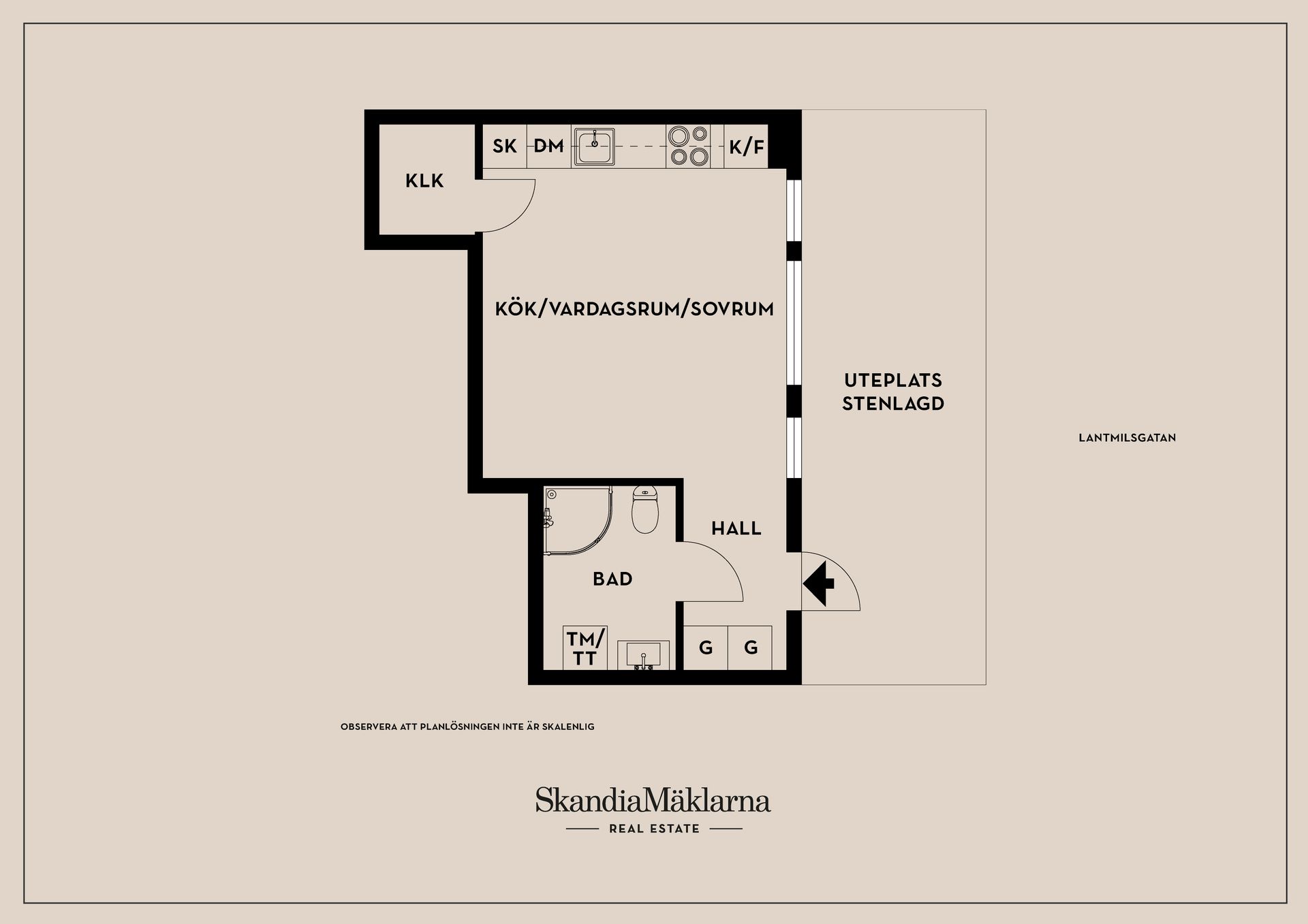 Bostadsrätt, Lantmilsgatan 8A, Högsbo/Kaverös, Göteborg