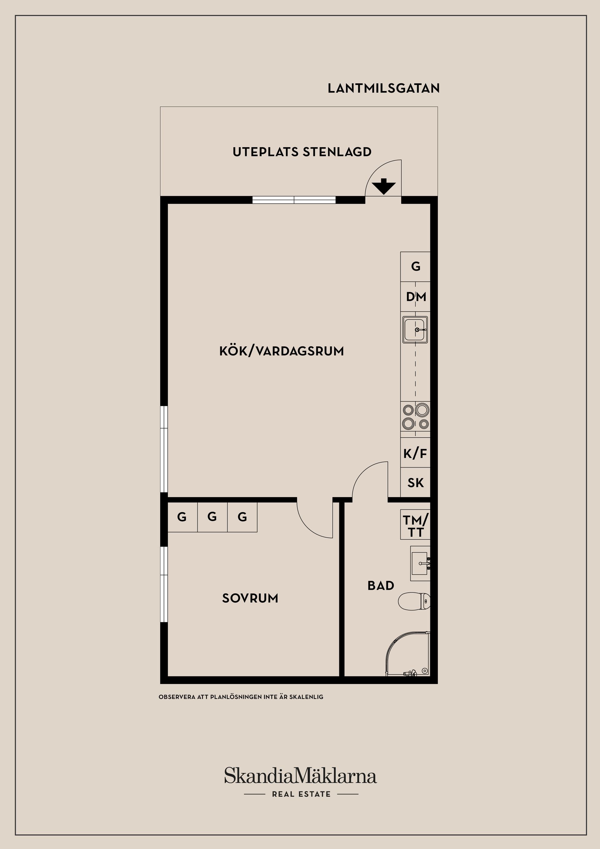 Bostadsrätt, Lantmilsgatan 14B, Högsbo/Kaverös, Göteborg