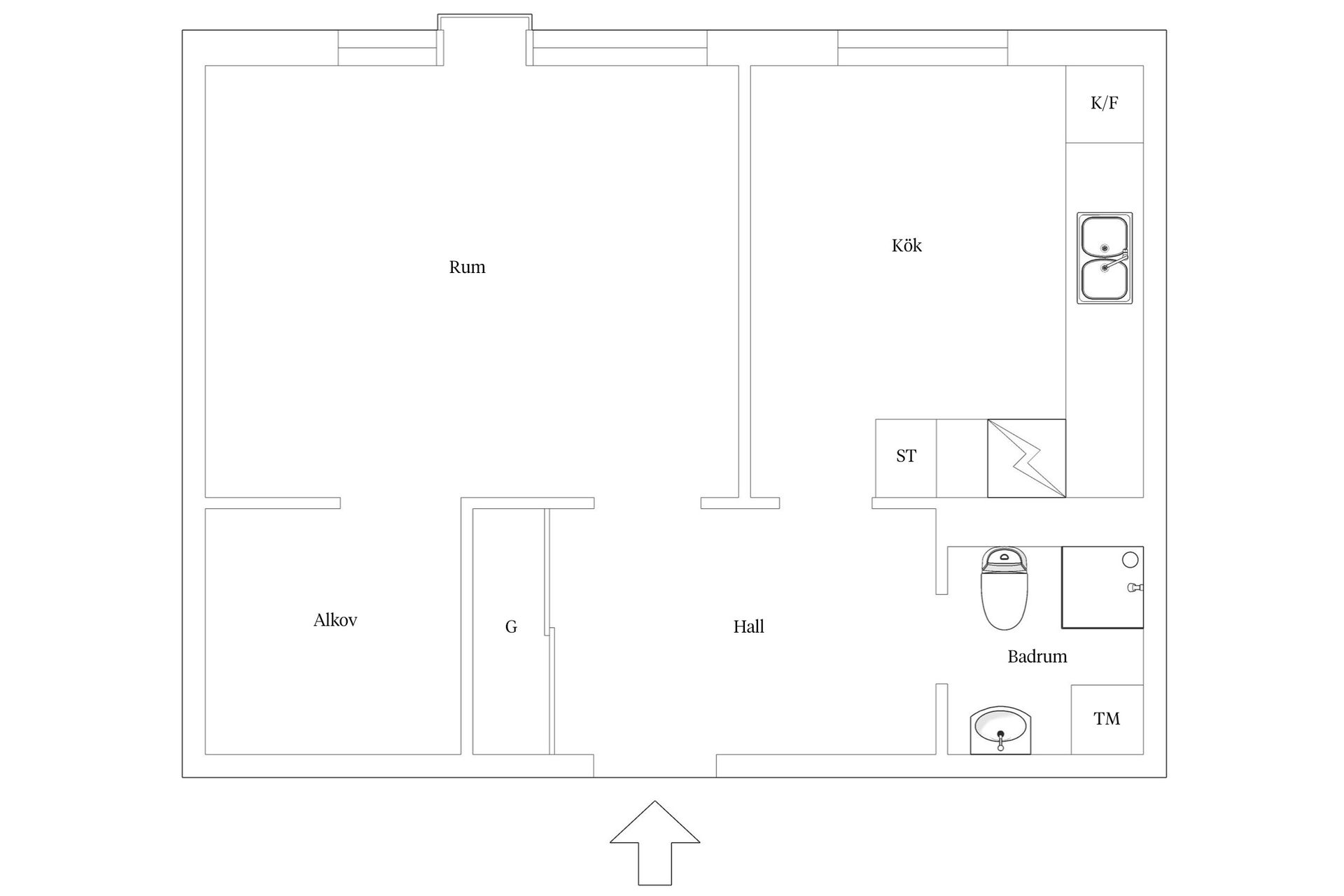 Bostadsrätt, Lycko Pers väg 5C, Trelleborg Väster, Trelleborg