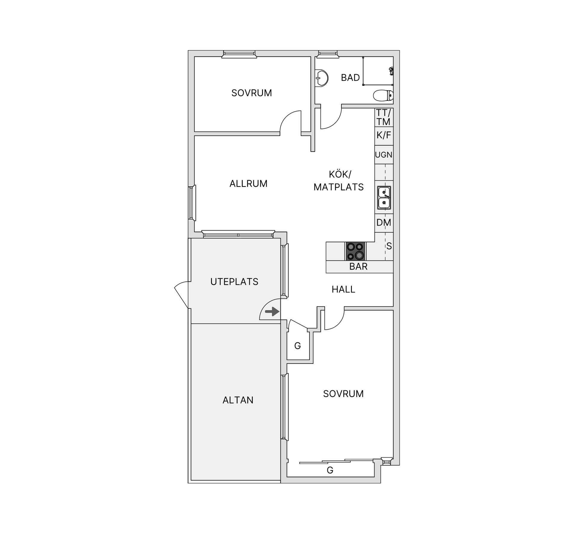 Bostadsrätt, Norra Skeppspromenaden 1B, Eriksberg, Göteborg