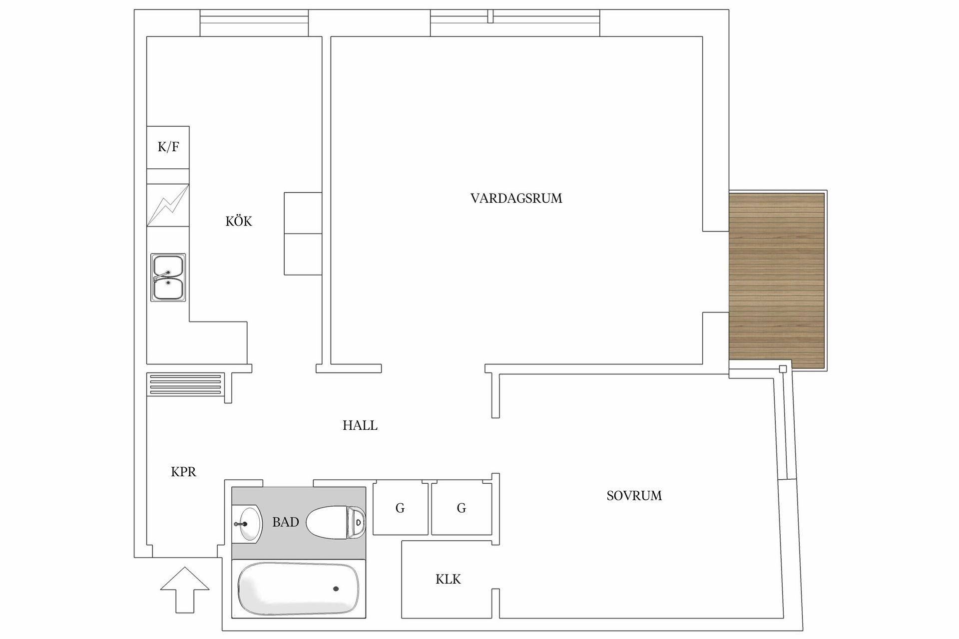 Bostadsrätt, Friluftsvägen 5B, Centrala Sundbyberg, Sundbyberg