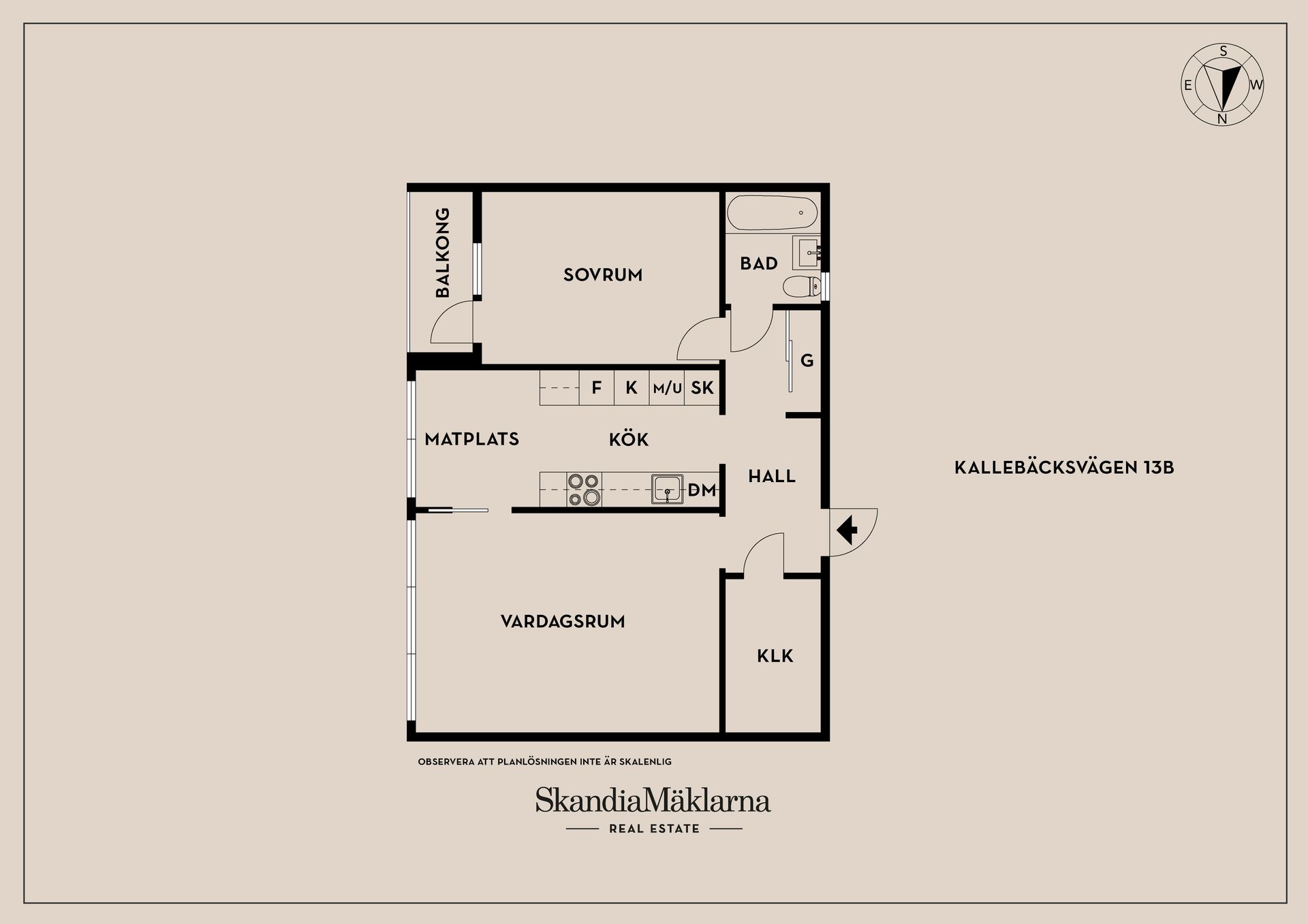 Bostadsrätt, Kallebäcksvägen 13B, Kallebäck, Göteborg