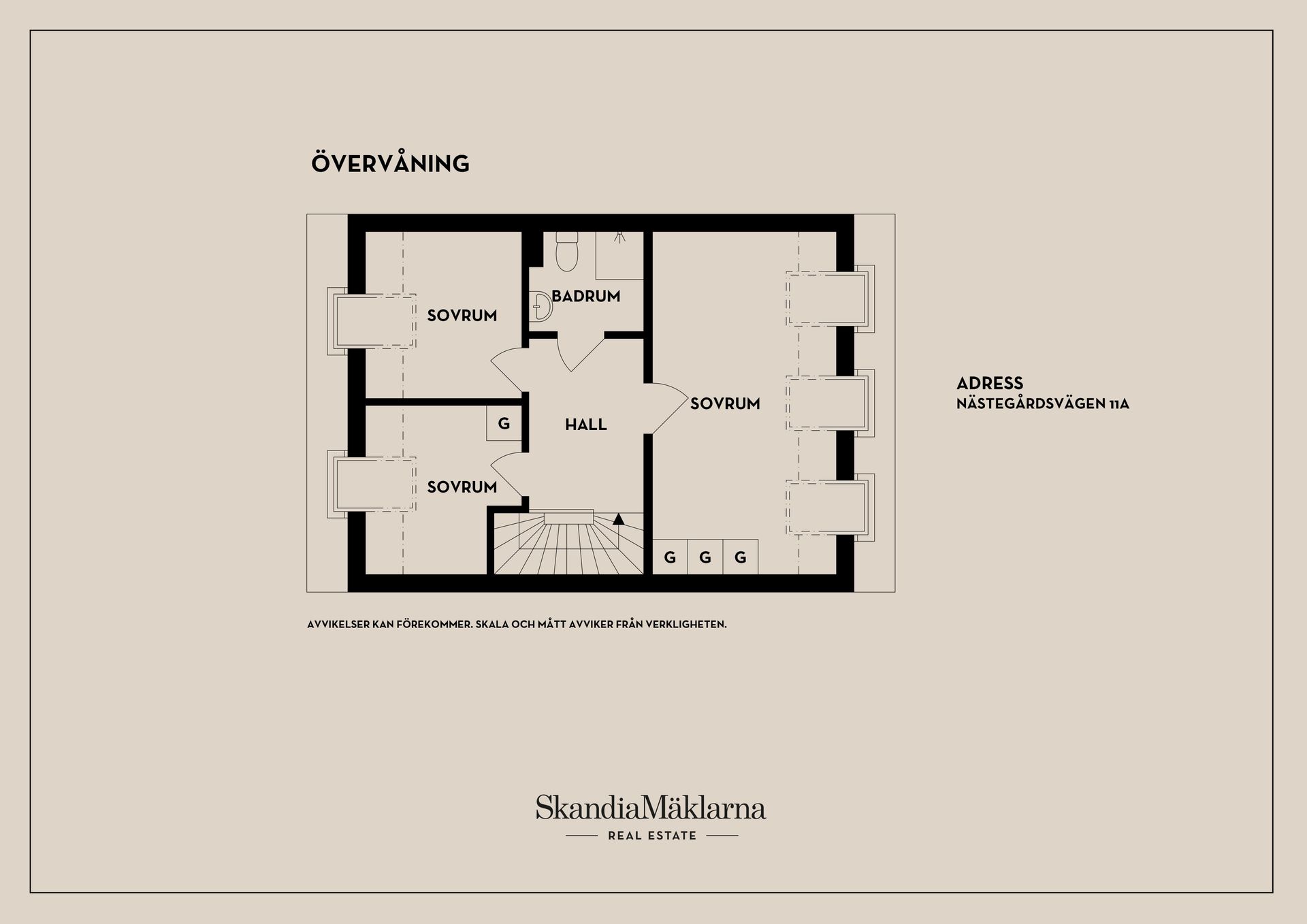 Radhus, Nästegårdsvägen 11A, Lillån, Örebro