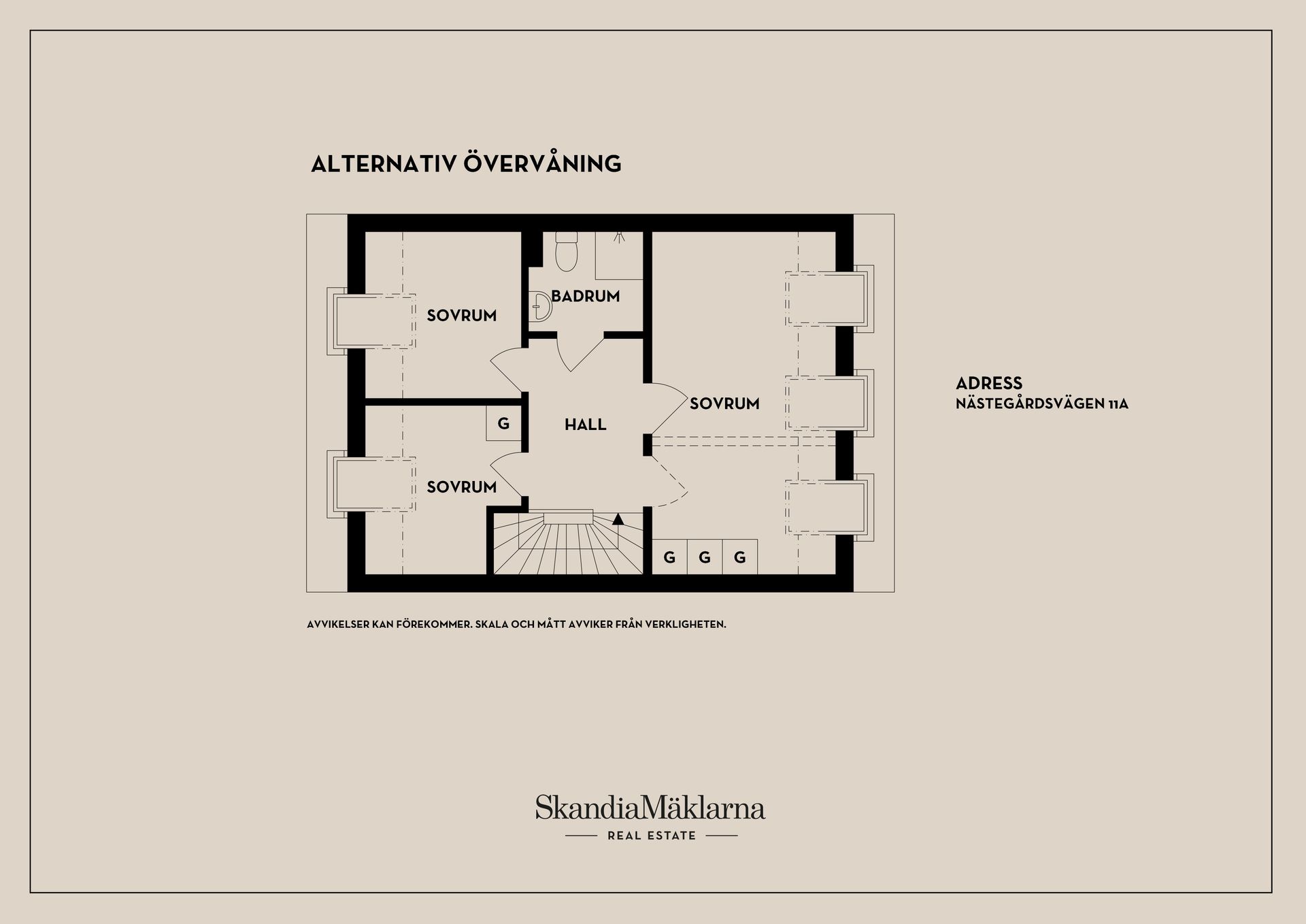 Radhus, Nästegårdsvägen 11A, Lillån, Örebro