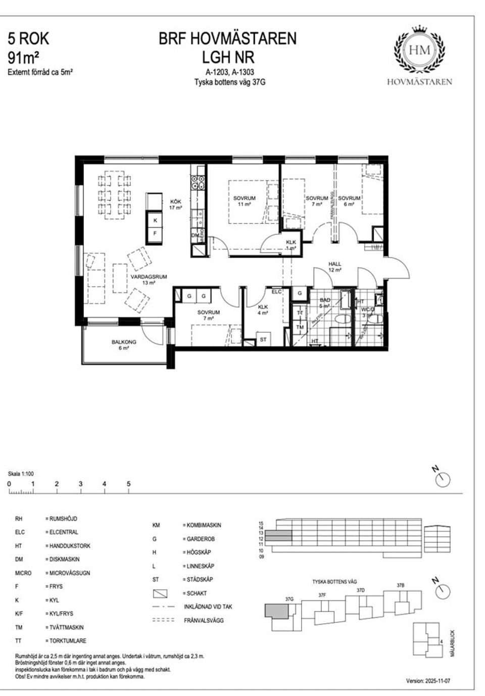 Bostadsrätt, Tyska Bottens Väg 37G A-1303, 3tr, Nockebyhov, Stockholm