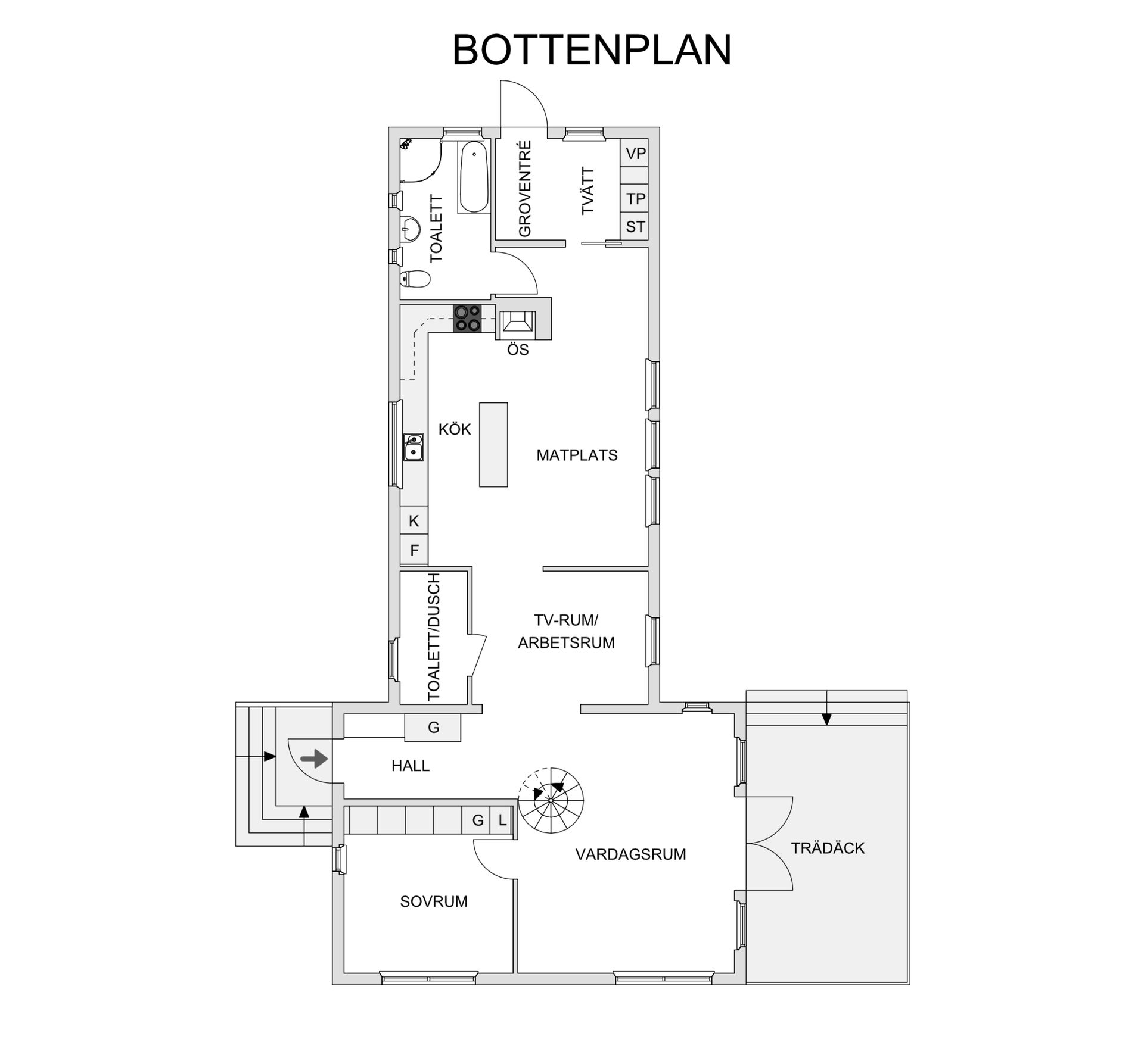Villa, Boviksbadet 104, Boviken, Skellefteå