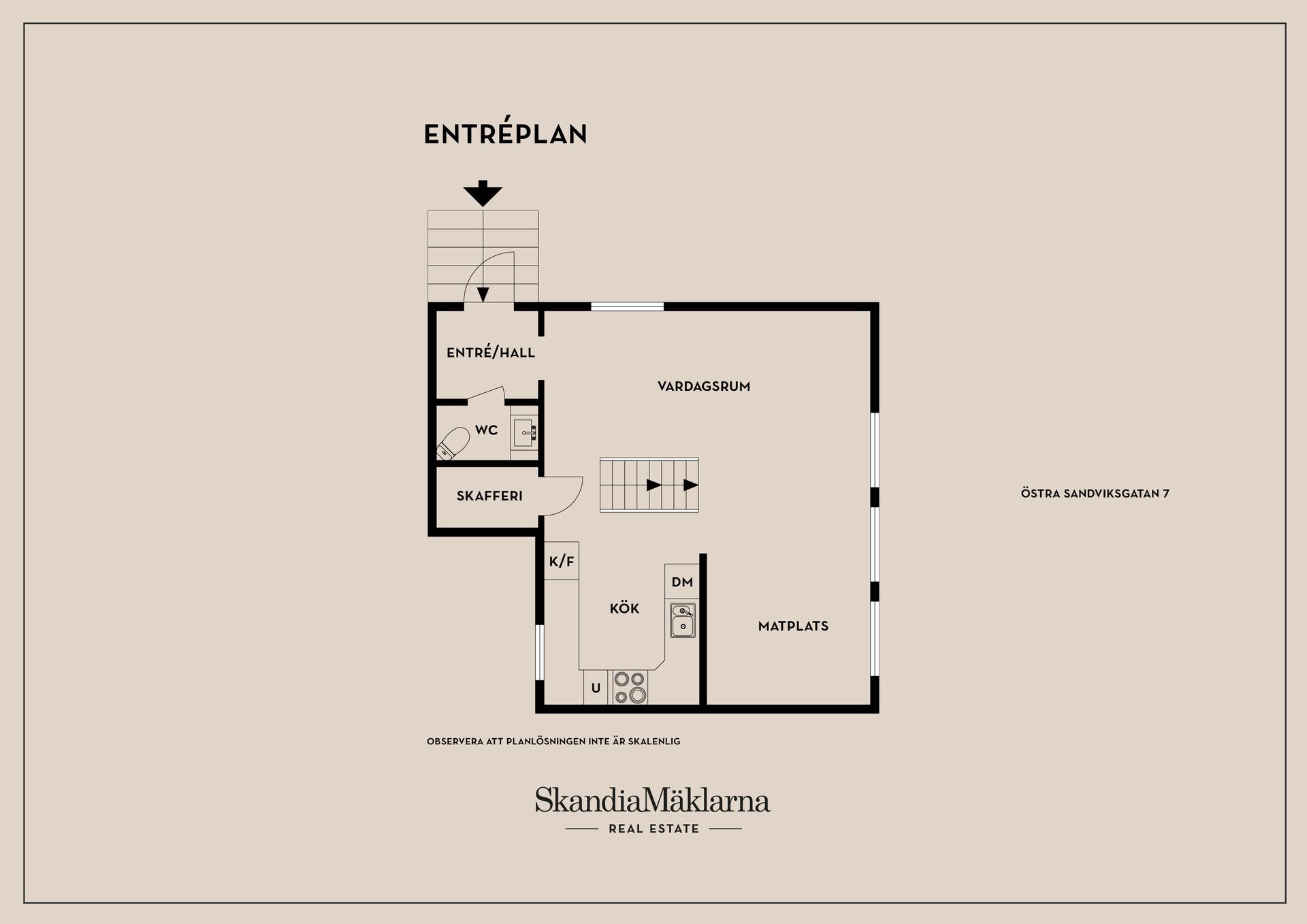 Radhus, Östra Sandviksgatan 7, Planteringen, Helsingborg