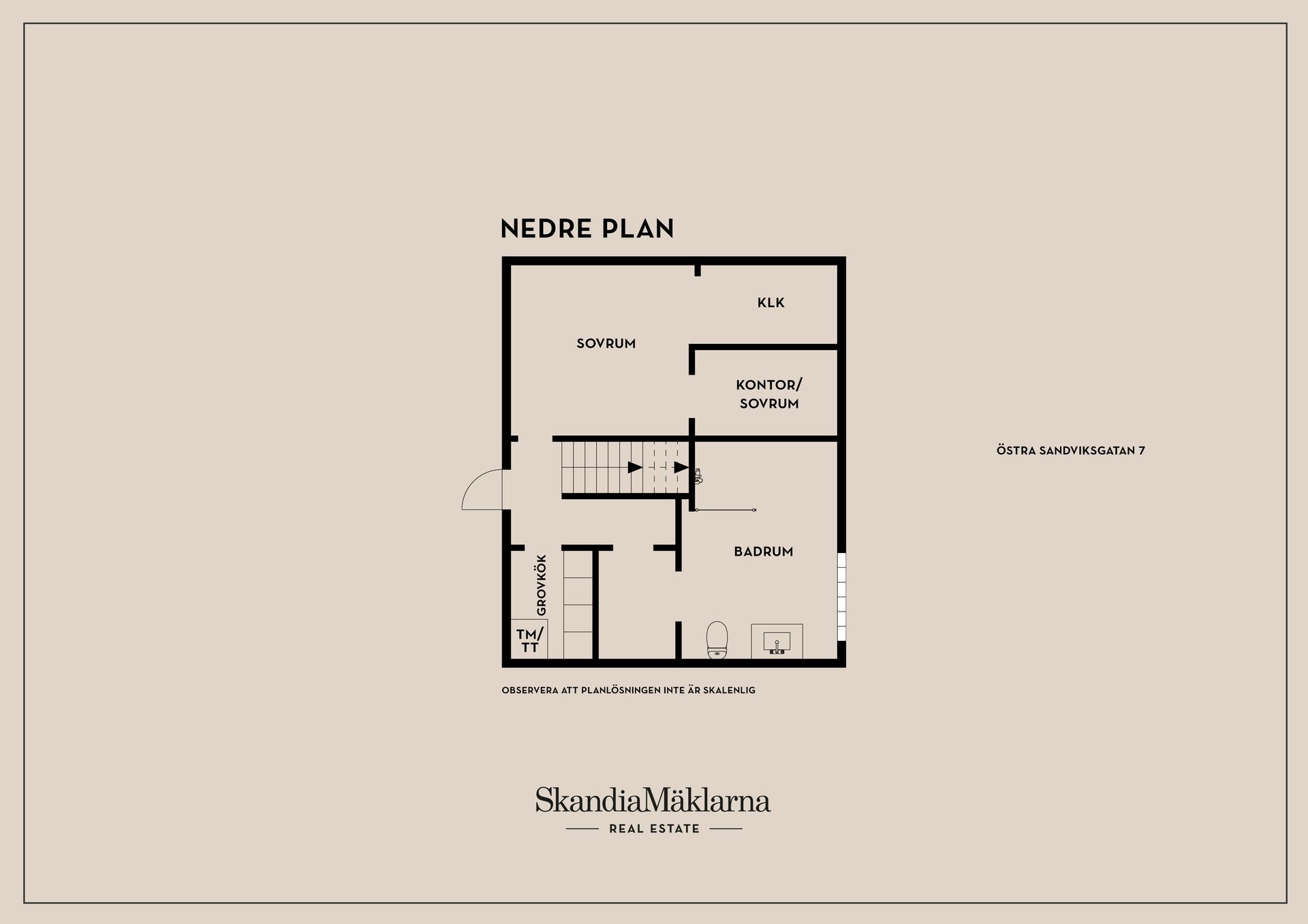 Radhus, Östra Sandviksgatan 7, Planteringen, Helsingborg