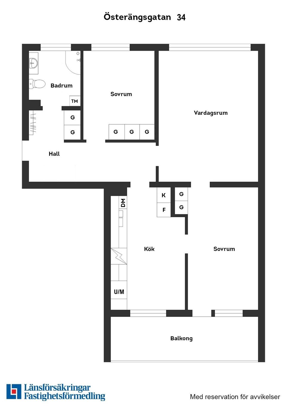 Bostadsrätt, Österängsgatan 34, Östergård, Halmstad