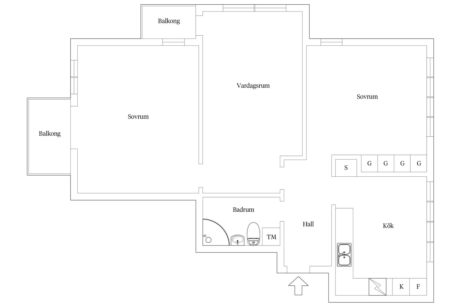 Bostadsrätt, Kvarnholmsgatan 7, Tågaborg, Helsingborg