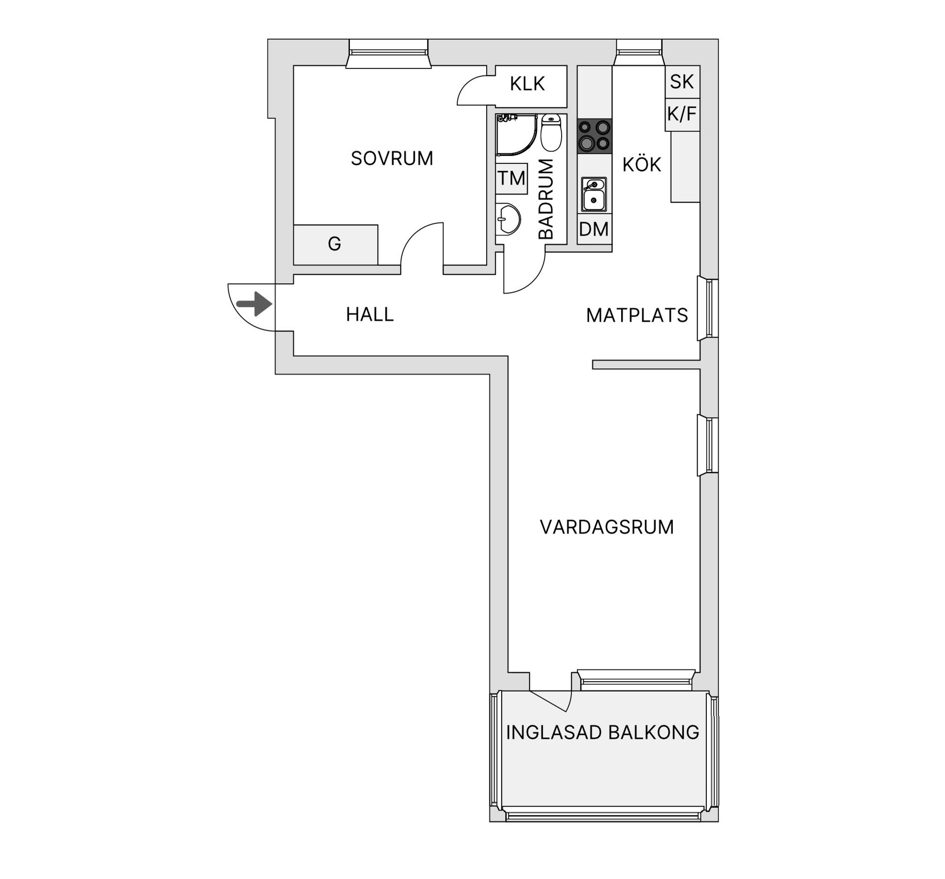 Bostadsrätt, Kågevägen 40B, Alhem, Skellefteå