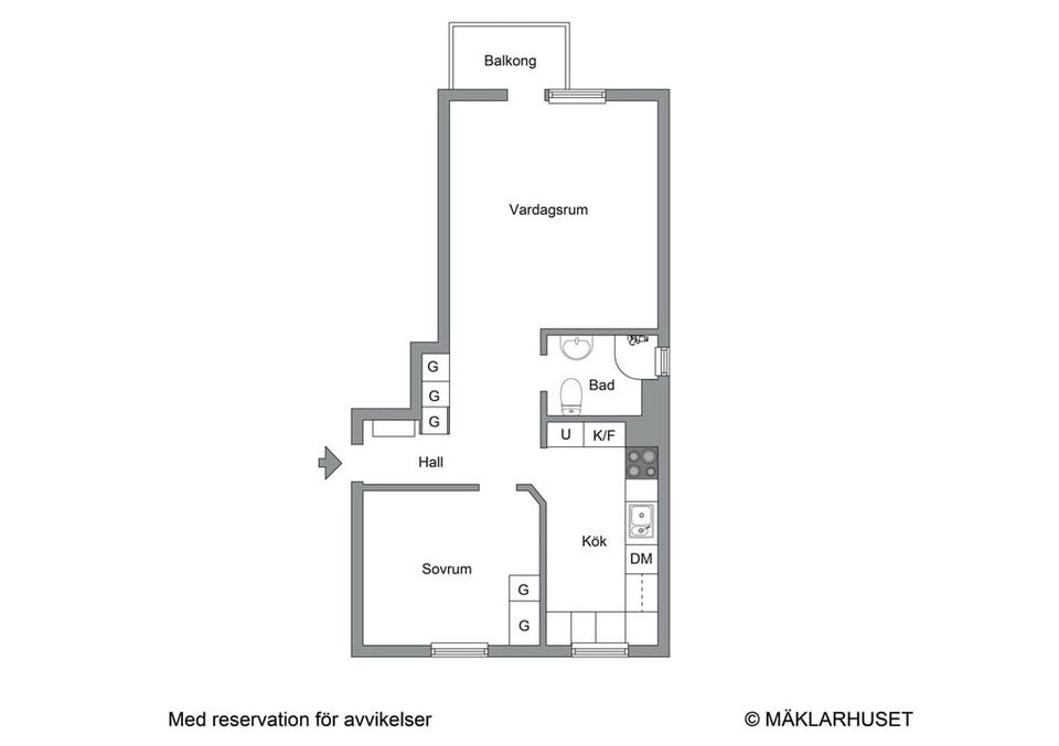 Bostadsrätt, Södra långgatan 35B, Råsunda, Solna