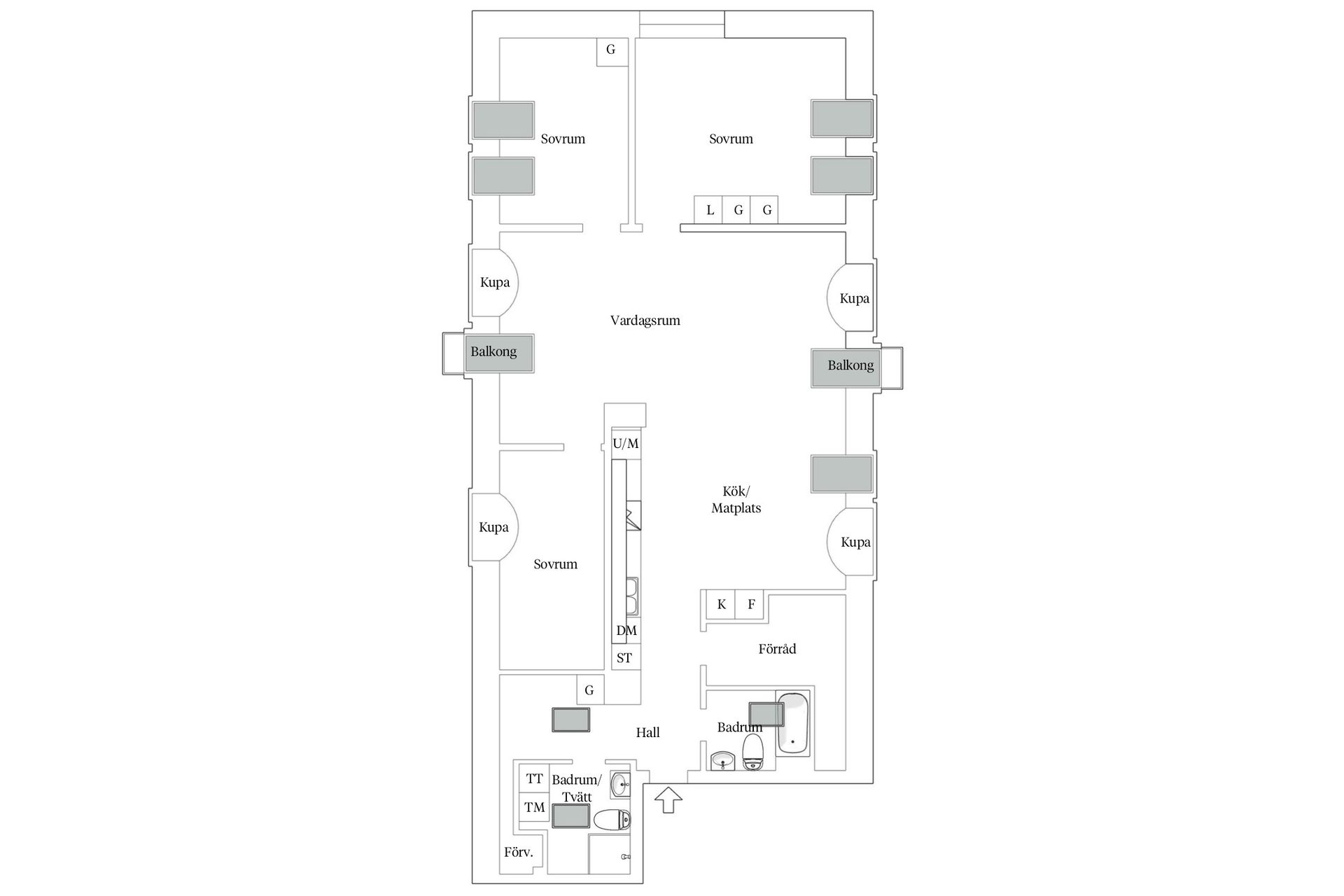 Bostadsrätt, Faktorigatan 3G, Eskilstuna