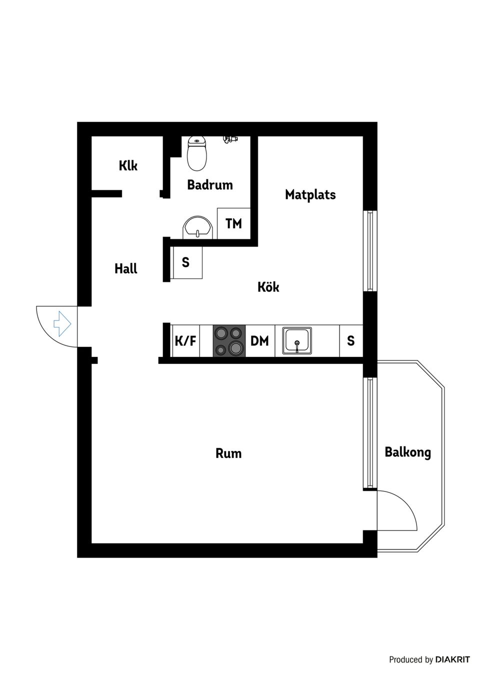Bostadsrätt, Regeringsvägen 5, Oppeby, Nyköping