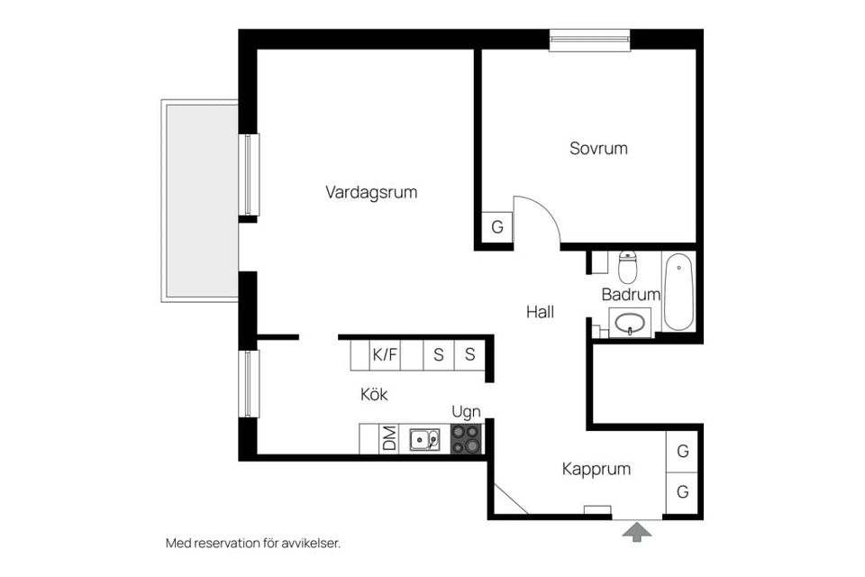 Bostadsrätt, Drottningholmsvägen 260, Stora Mossen, Stockholm