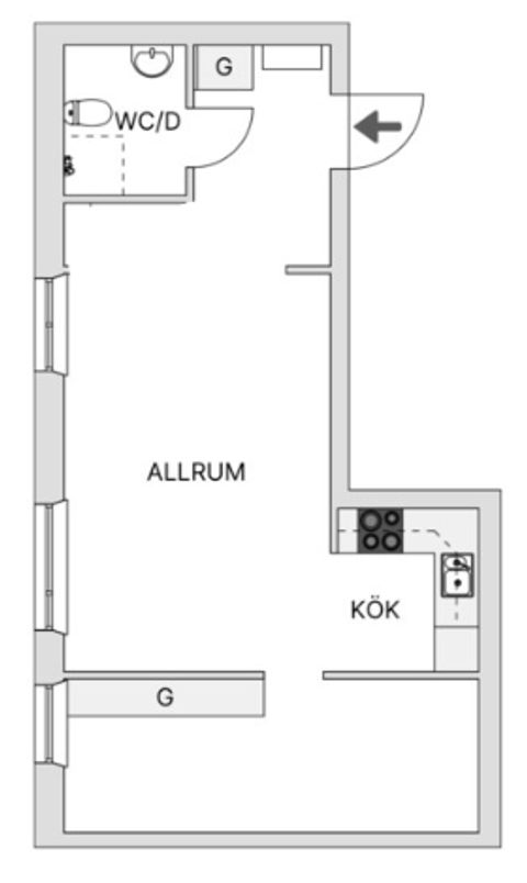 Bostadsrätt, Rydgatan 24B, Högåkra, Värnamo