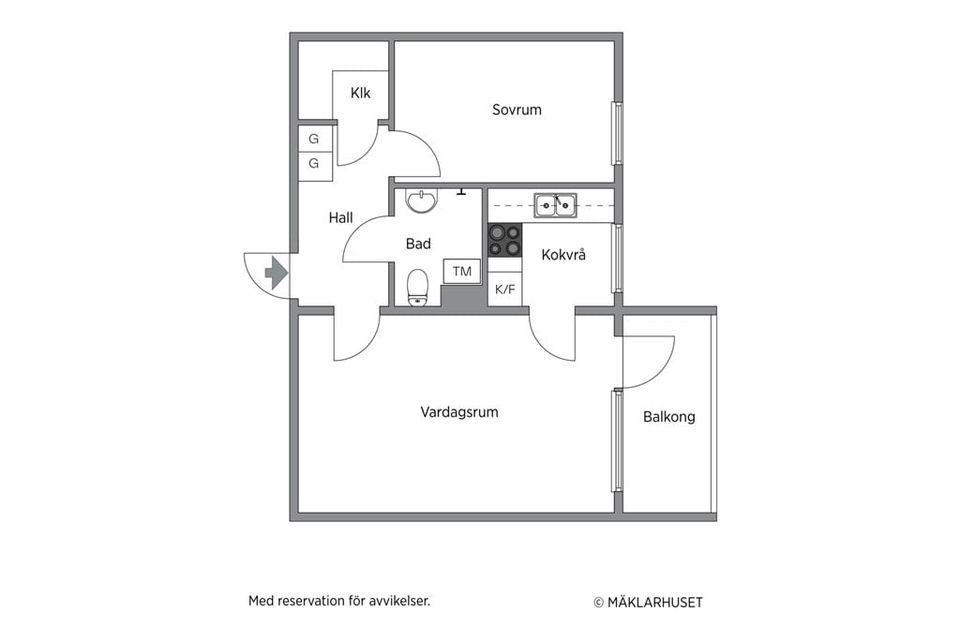 Bostadsrätt, Lars Olofs Gata 1 B, Norrmalm, Skövde