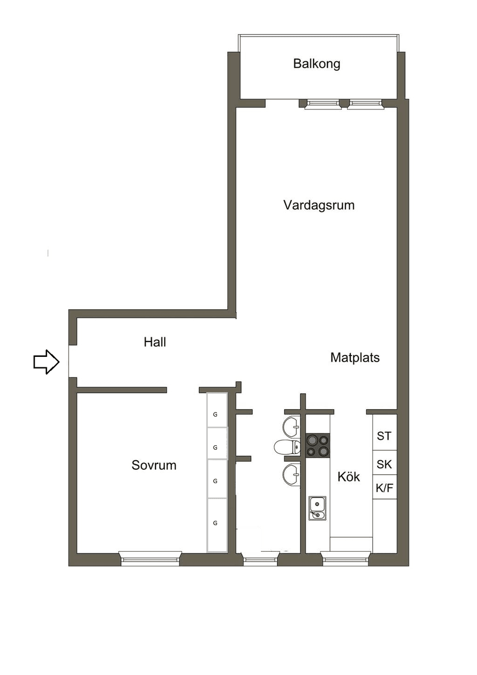 Bostadsrätt, Domarebacken 16, Alby, Botkyrka