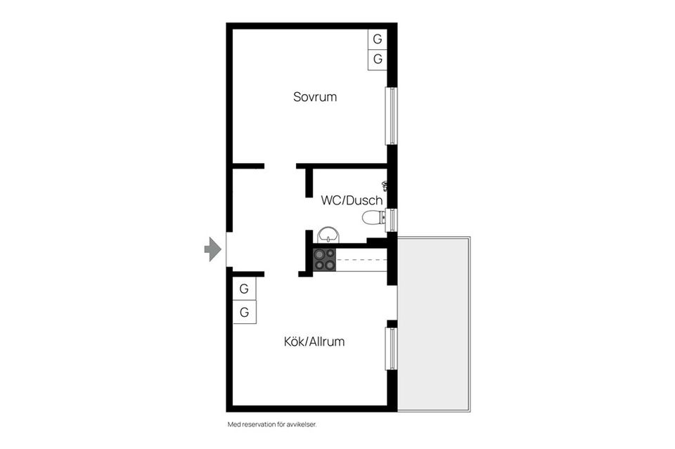 Bostadsrätt, Kallgården 5, lgh 55, Kall, Åre