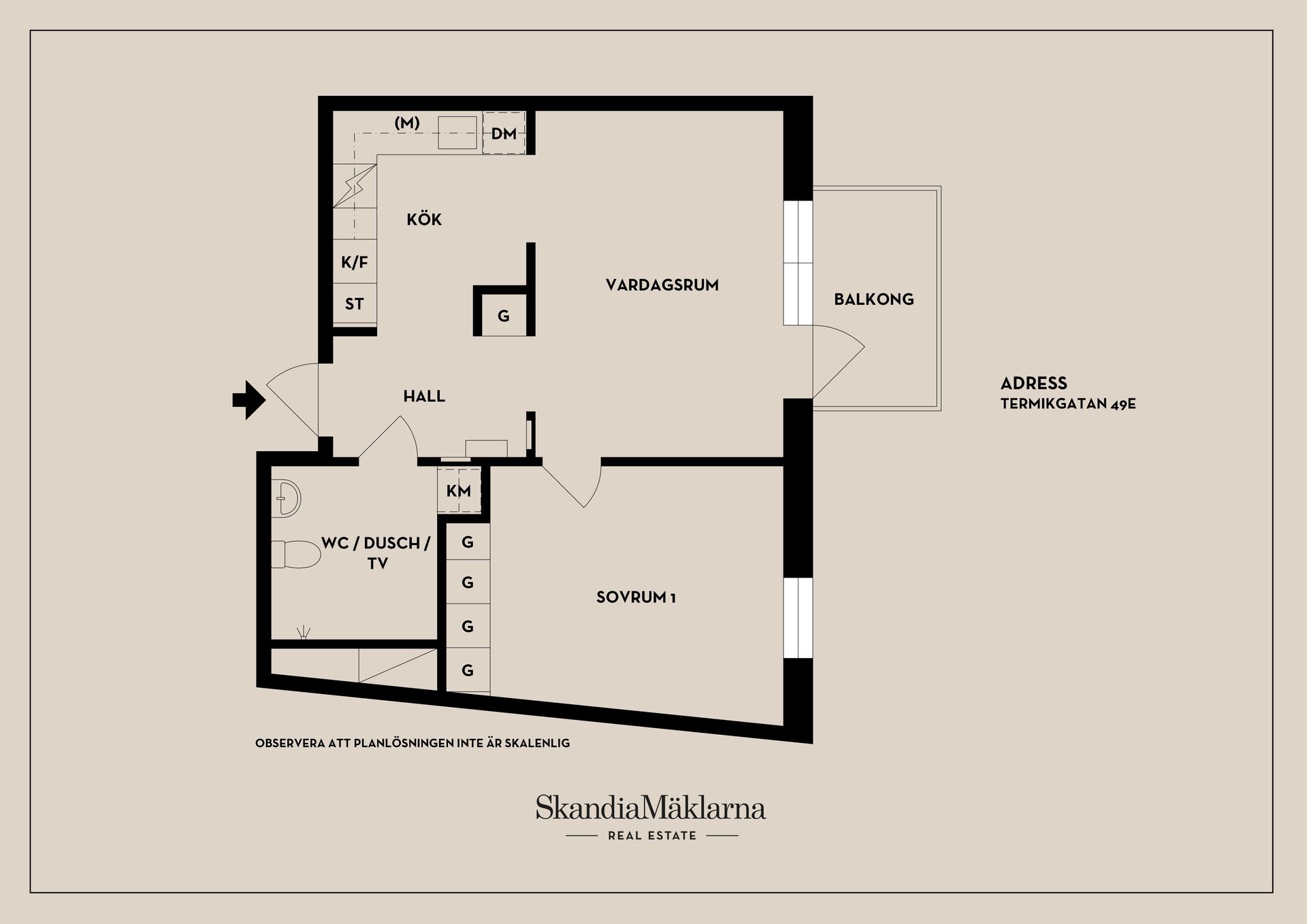 Bostadsrätt, Termikgatan 49E, Södra Ladugårdsängen, Örebro