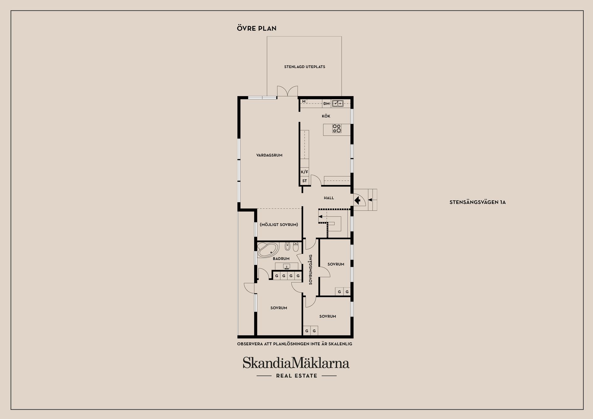Villa, Stensängsvägen 1A, Stuvsta / Stensängen, Huddinge