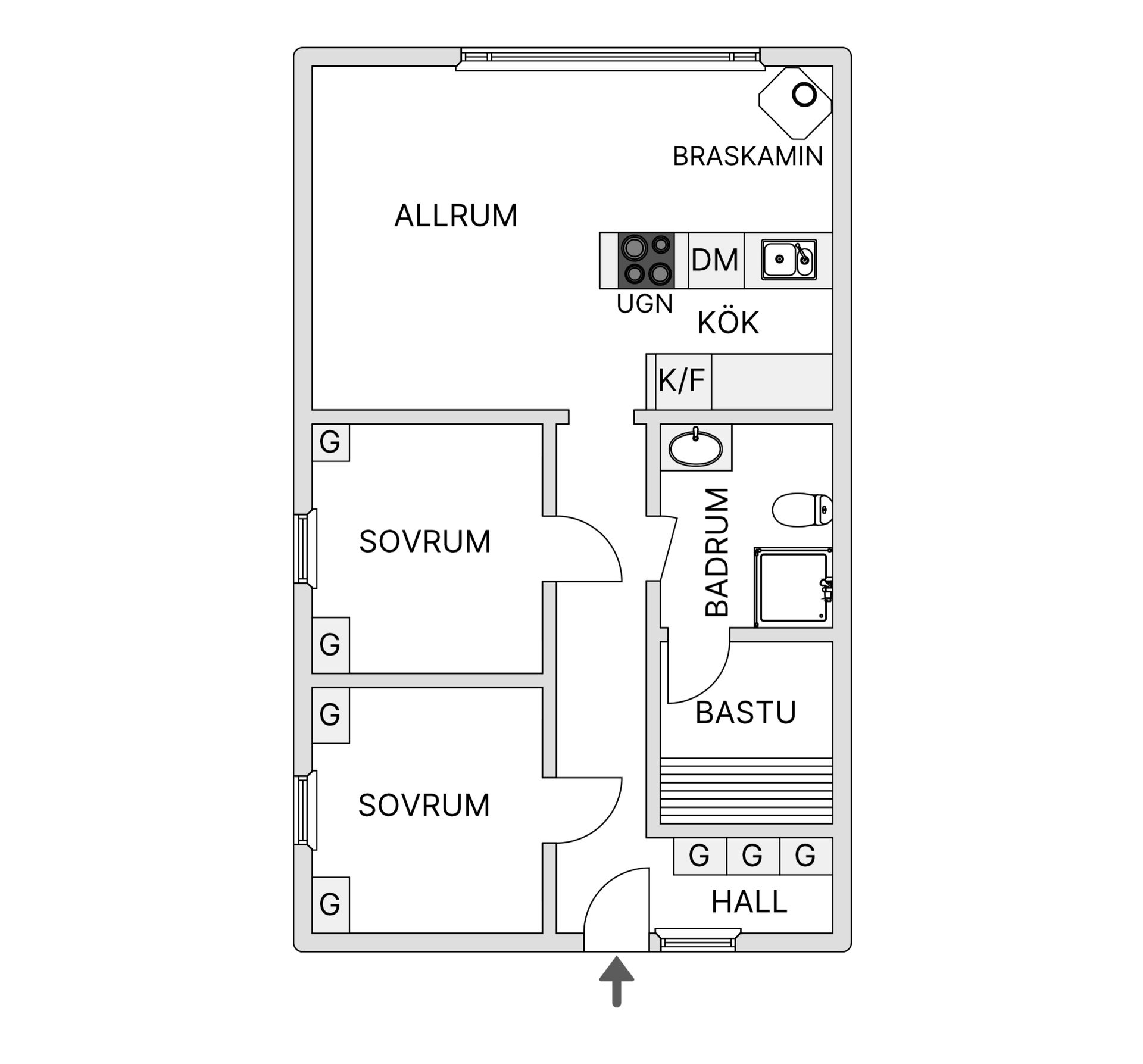Bostadsrätt, Fritidshus, Axel Arons väg 9A, Saxnäs, Vilhelmina