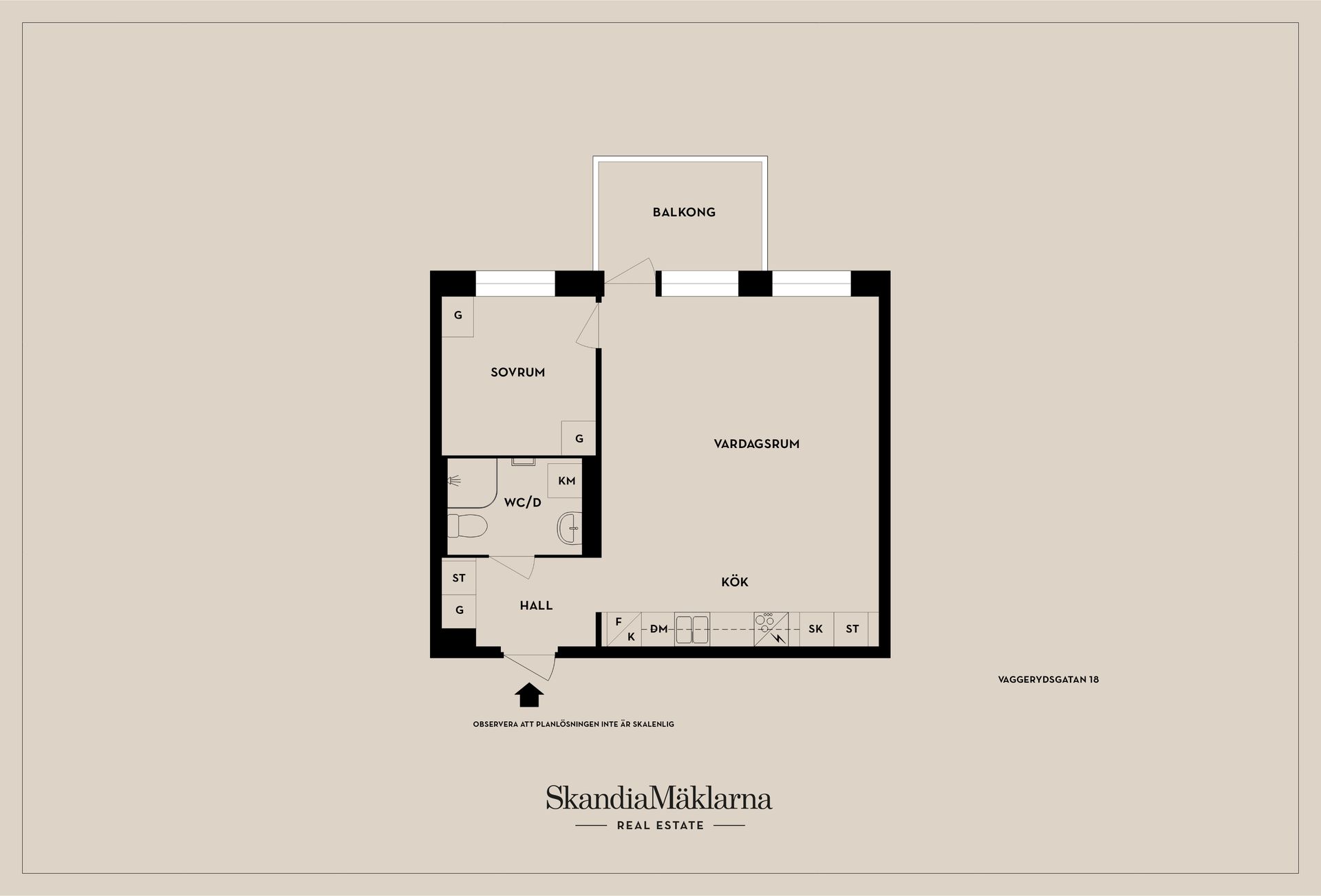 Bostadsrätt, Vaggerydsgatan 18, Munksjöstaden, Jönköping