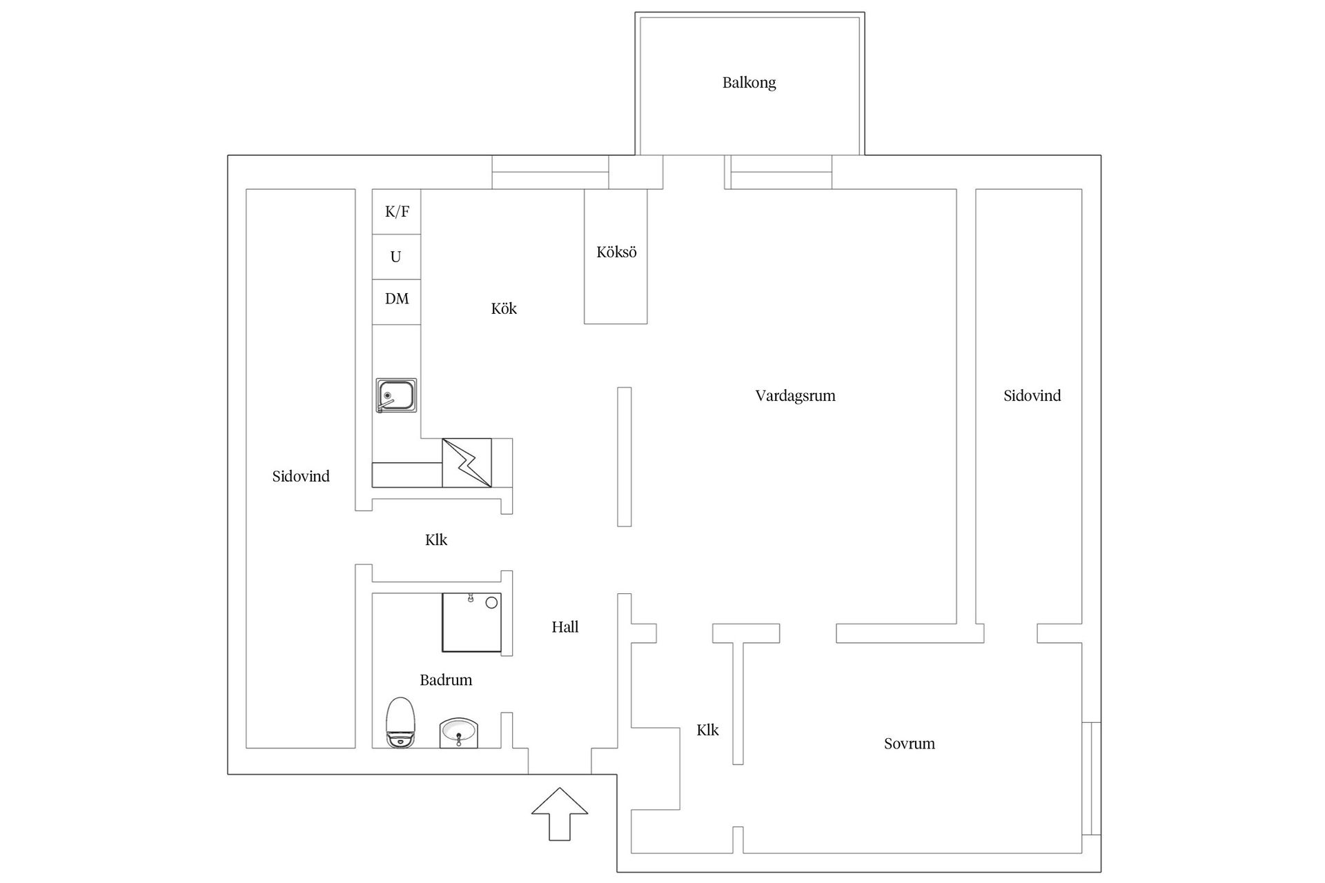 Bostadsrätt, Fredsgatan 24, Centrum, Varberg