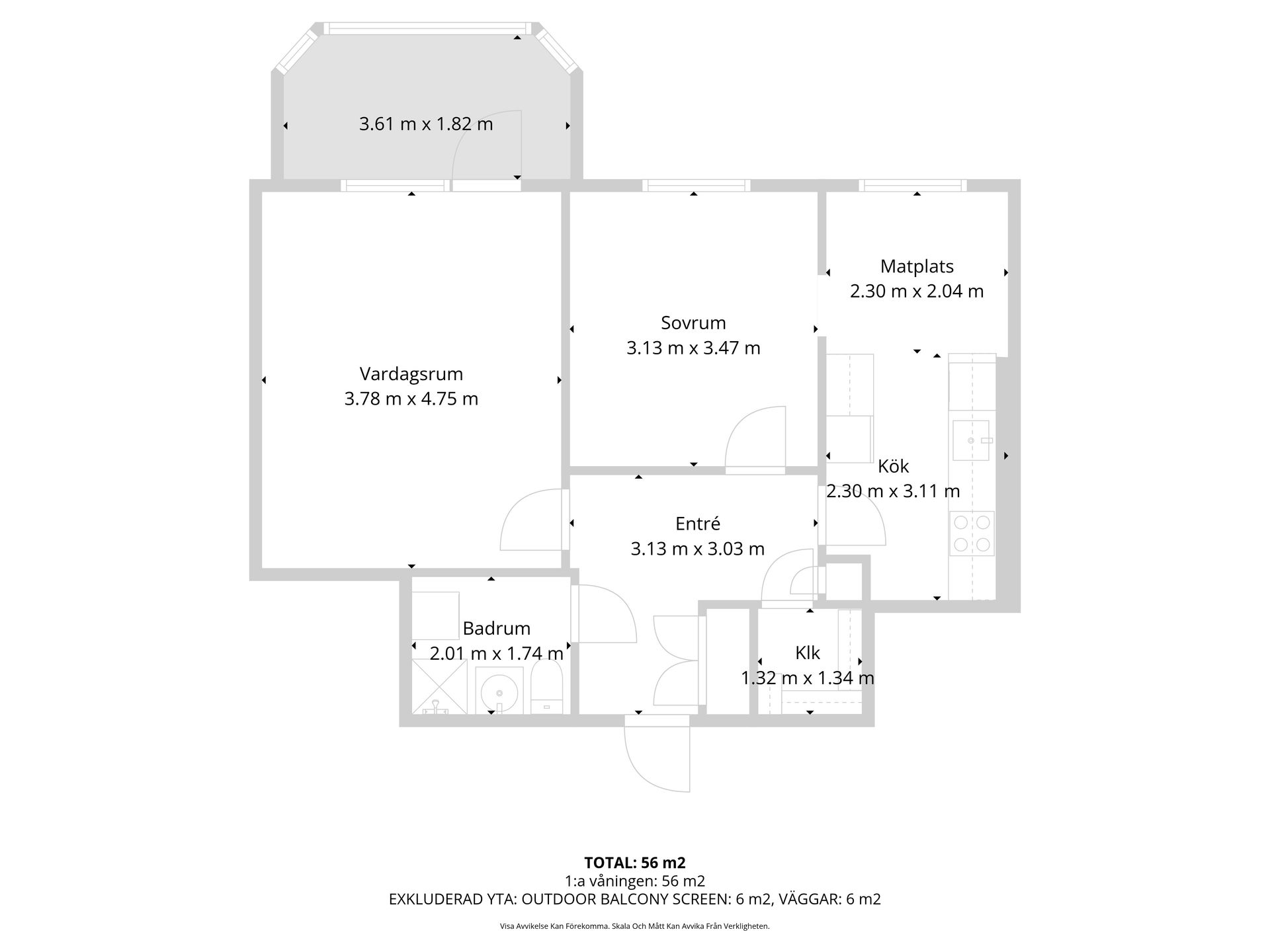 Bostadsrätt, Blomgatan 4C, Uddevalla centrum, Uddevalla