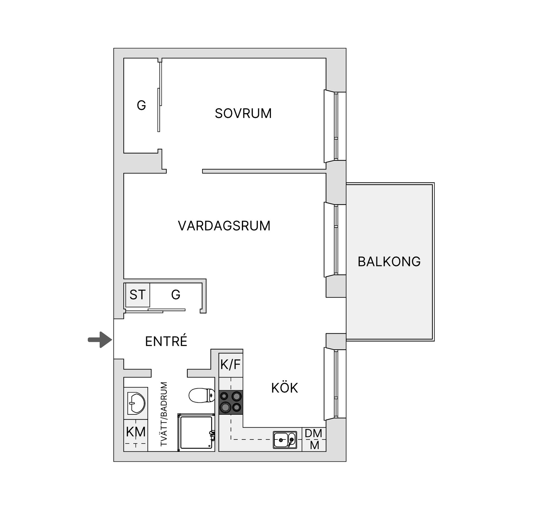 Bostadsrätt, Rosengrens gata 21, Limhamns Sjöstad, Malmö
