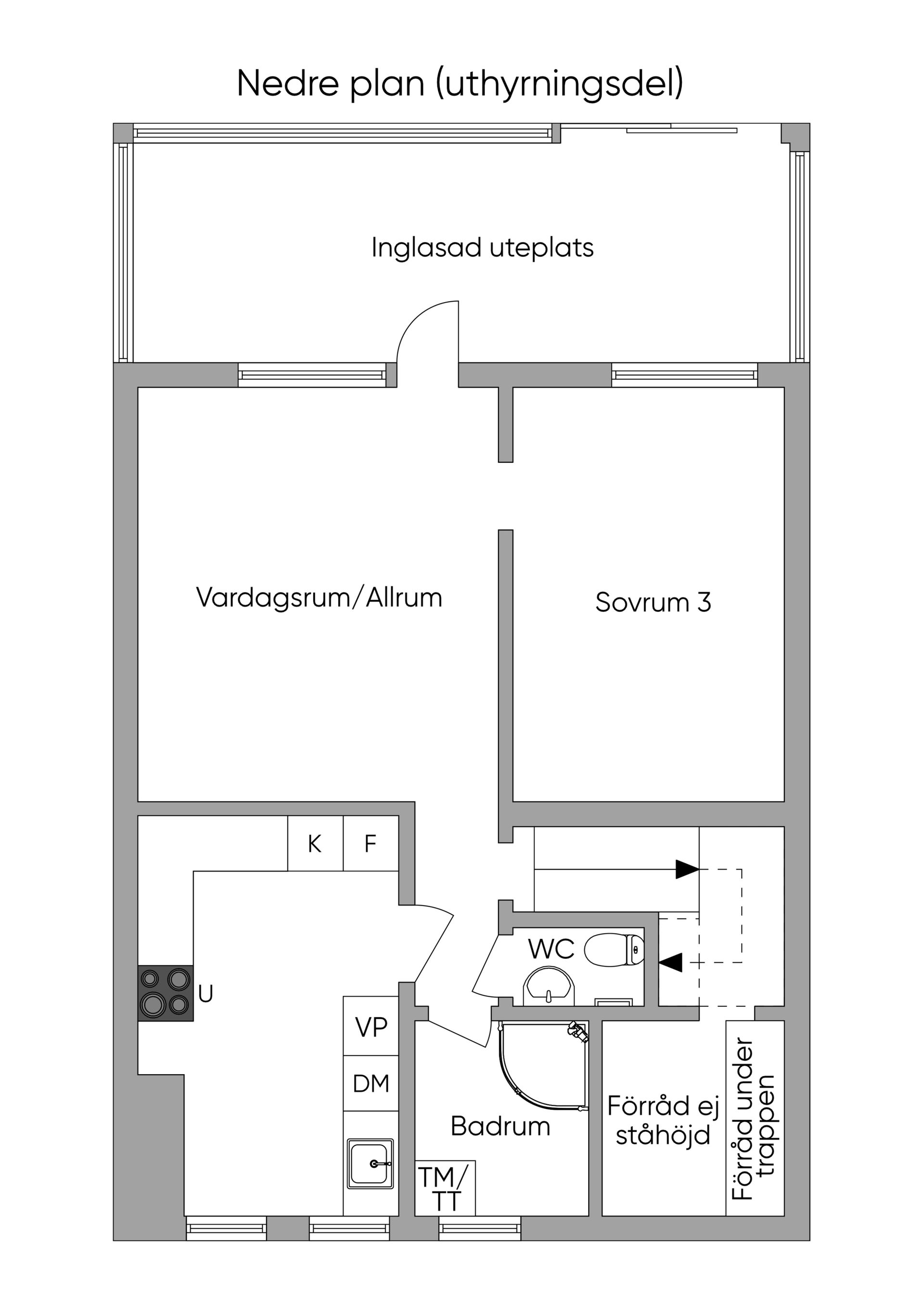 Villa, Radhus, Eksätravägen 52, Bredäng - Mälarhöjden, Stockholm