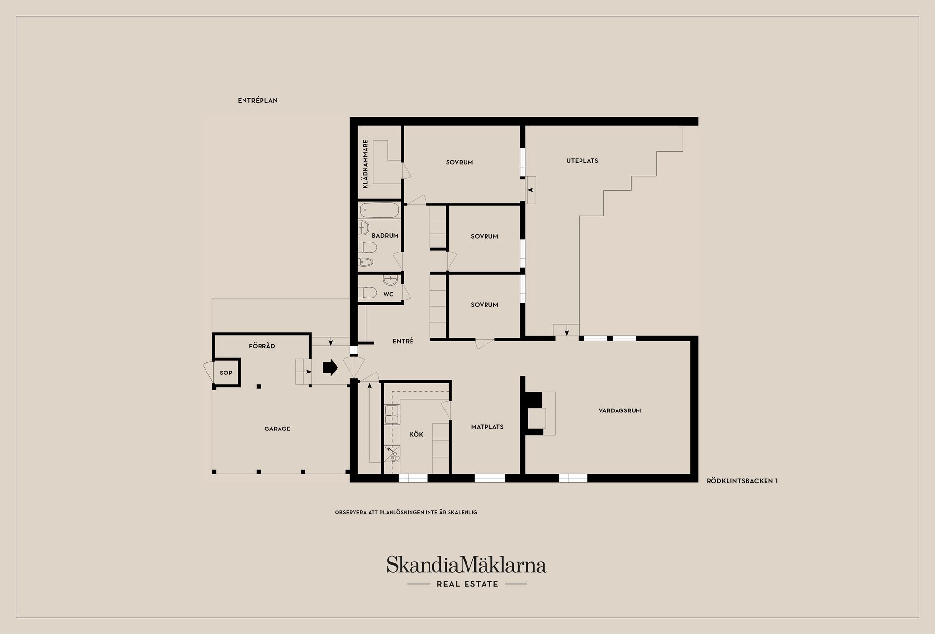 Villa, Rödklintsbacken 1, Ekhagen, Jönköping