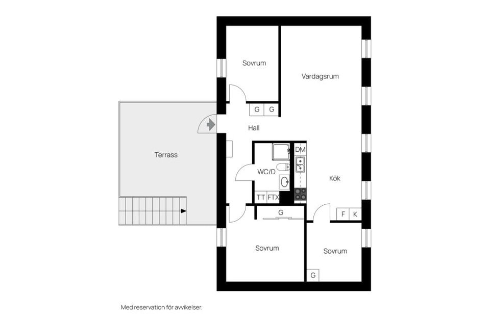 Bostadsrätt, Balders båge 22H, Färsna, Norrtälje