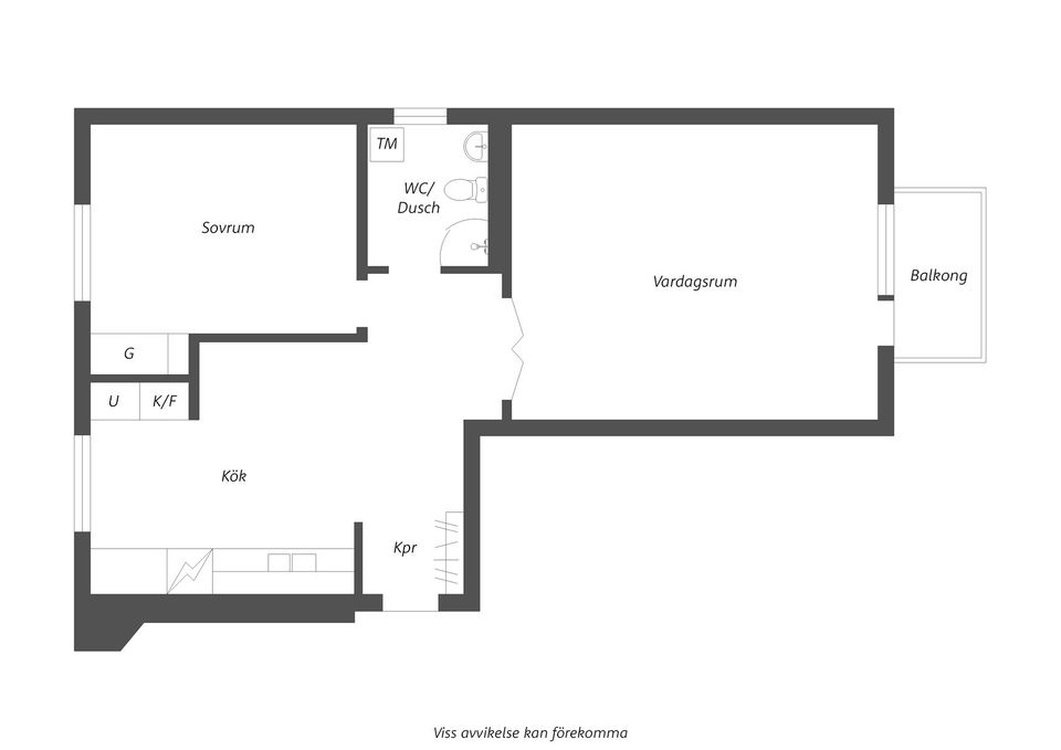 Bostadsrätt, Engelbrektsgatan 105C, Norrmalm, Borås
