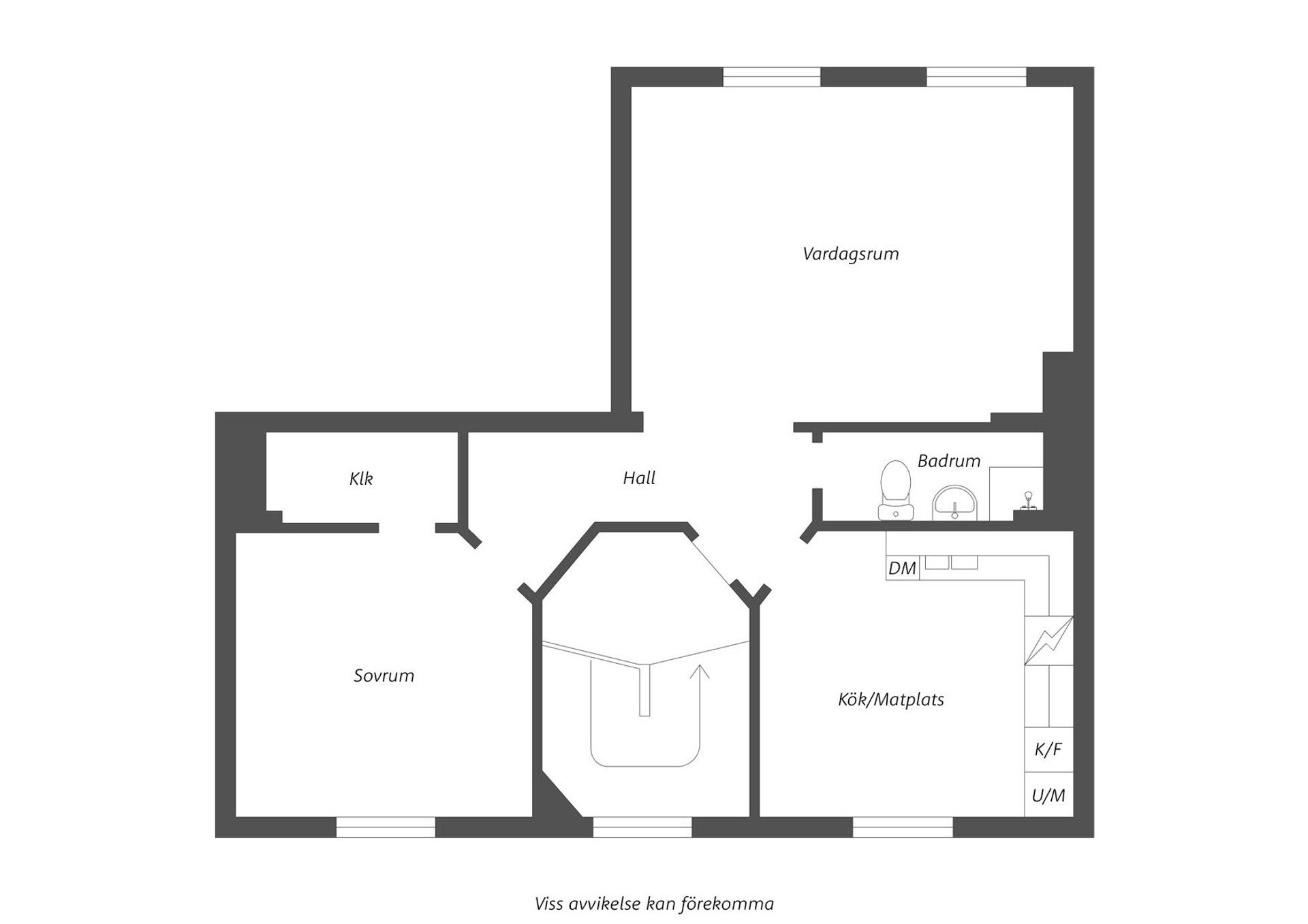 Bostadsrätt, Stenbocksgatan 17, Nedre Norrmalm, Borås