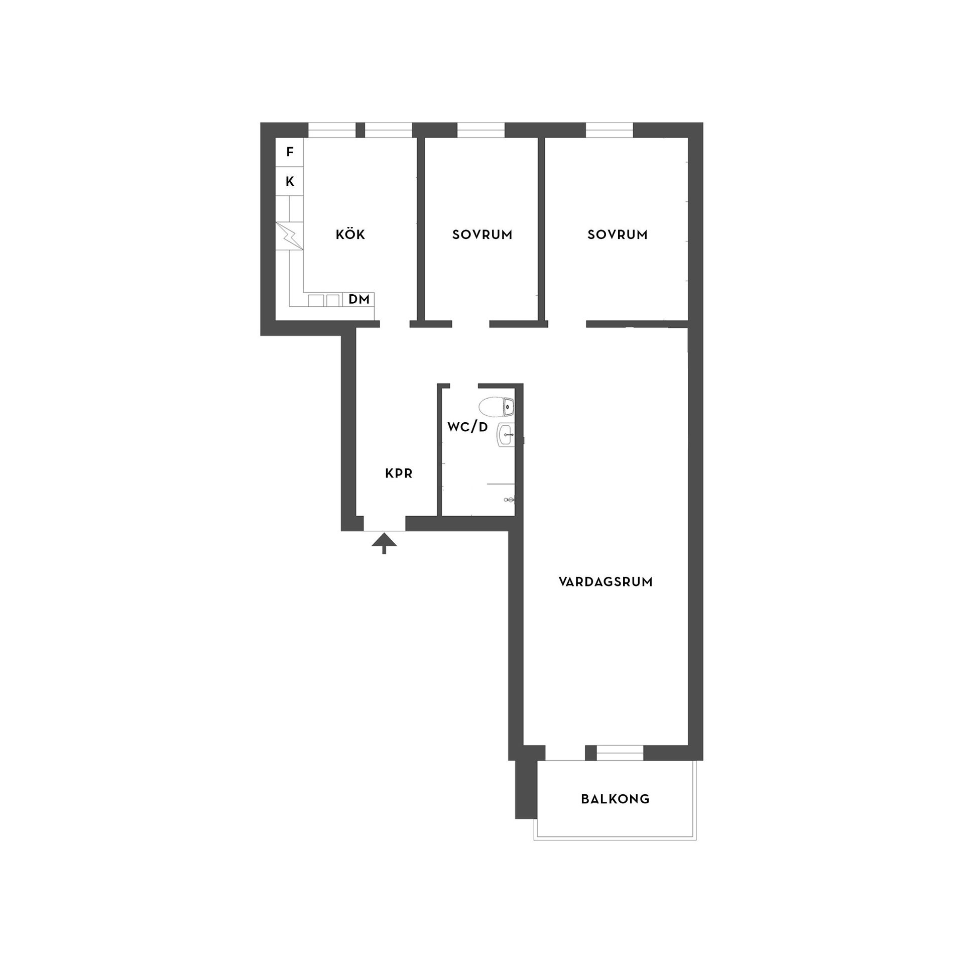 Bostadsrätt, Lohegatan 1B, Söder, Eskilstuna
