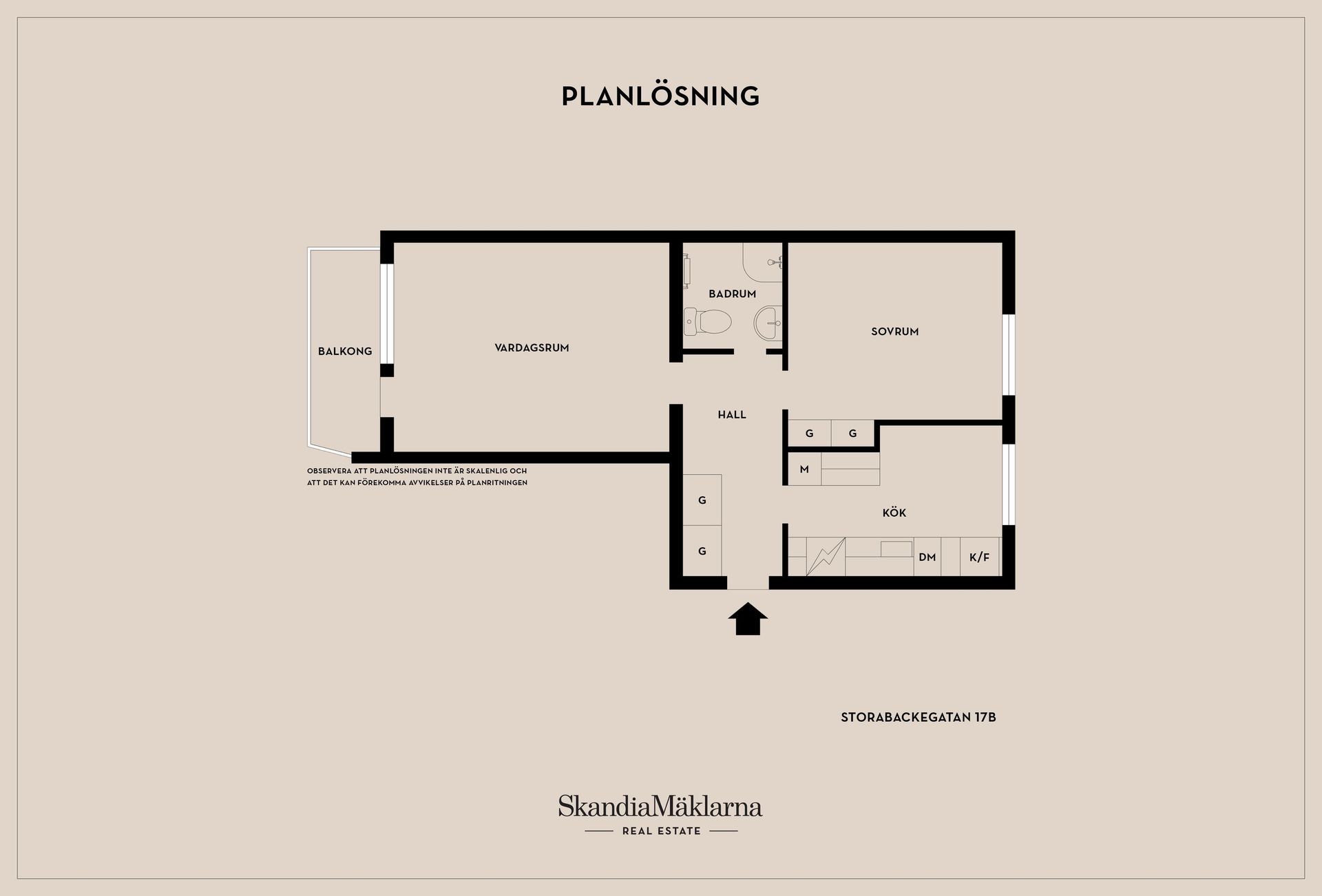 Bostadsrätt, Storabackegatan 17B, Gamla Limhamn, Malmö