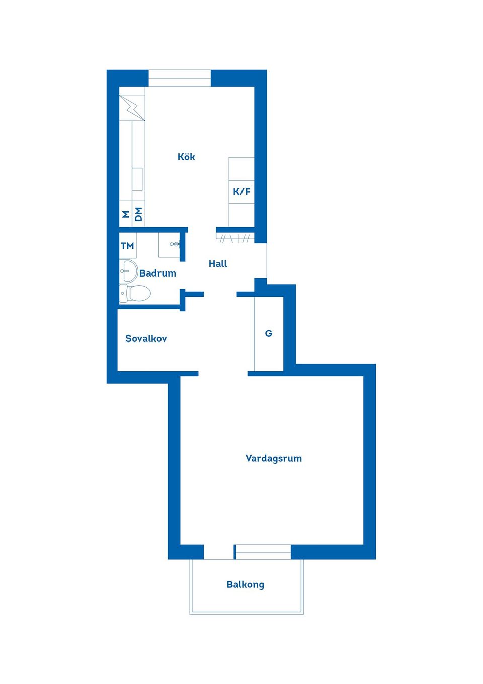 Bostadsrätt, Skomakargatan 18B, Gävle Centrum, Gävle