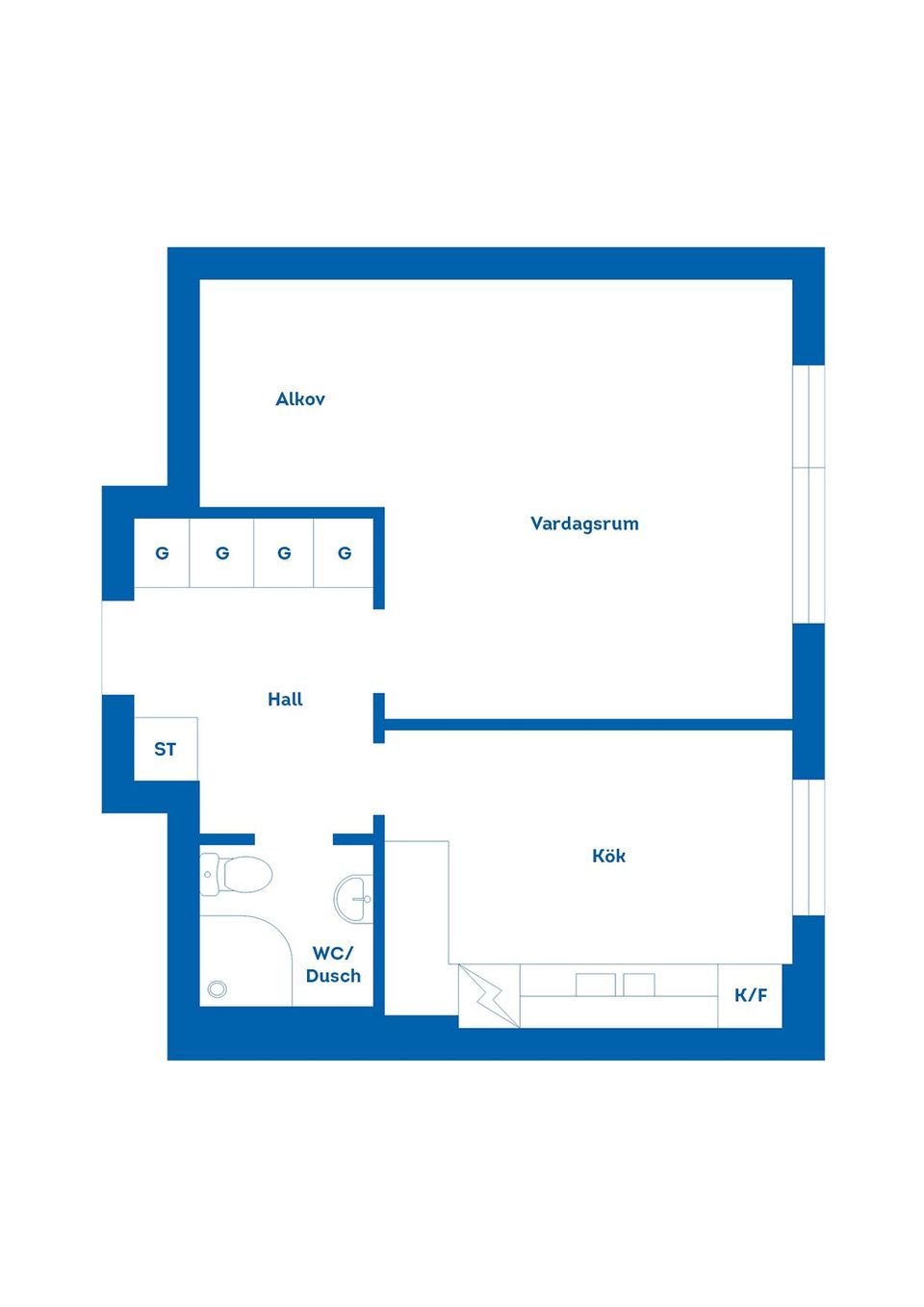 Bostadsrätt, Tredje tvärgatan 26A, Brynäs, Gävle